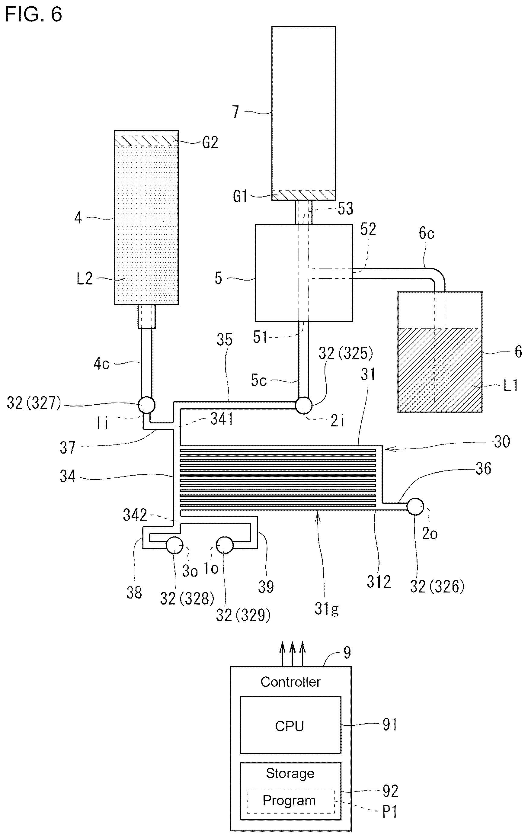 Patent US12611672 Figure 5 – Method for introducing liquid into flow path device