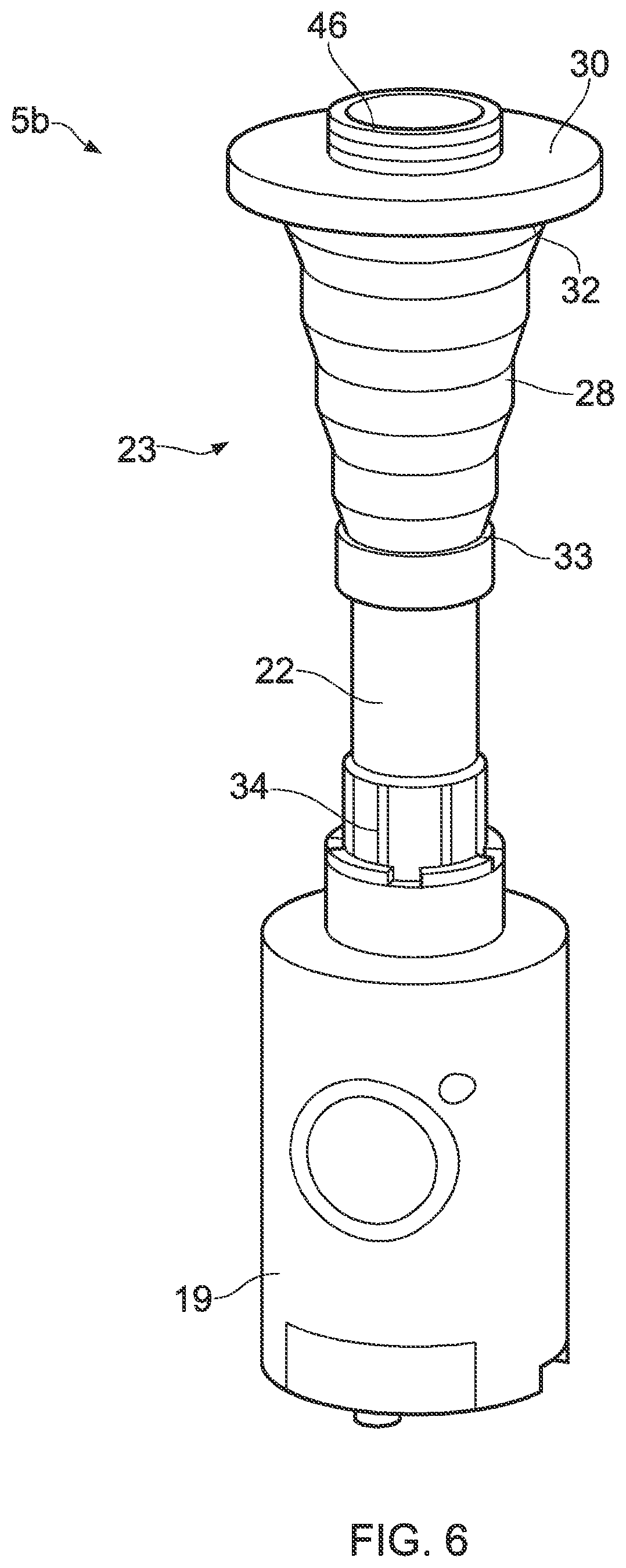Patent US12611674 Figure 5 – Fluid delivery consumable for delivering a fluid to a bioreactor