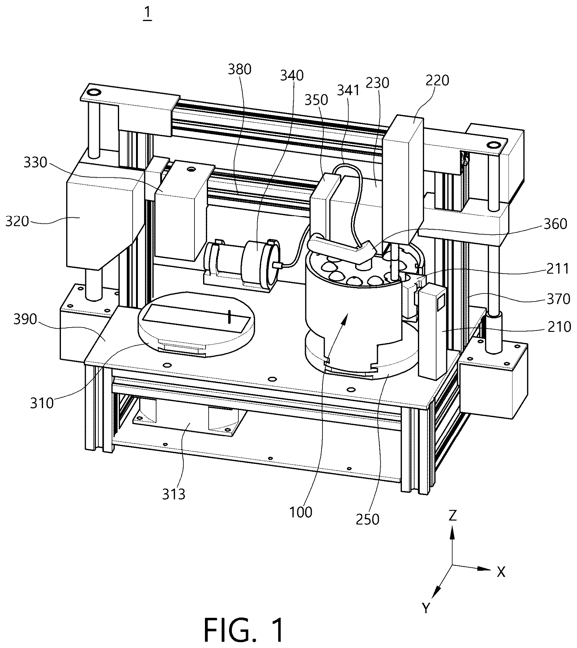 Patent US12611675 — Multi-chamber cartridge and nucleic acid extraction module comprising the same — Figure 1