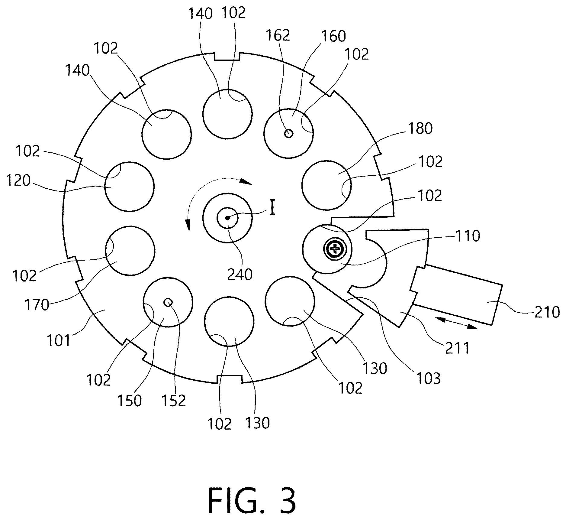 Patent US12611675 Figure 3 – Multi-chamber cartridge and nucleic acid extraction module comprising the same