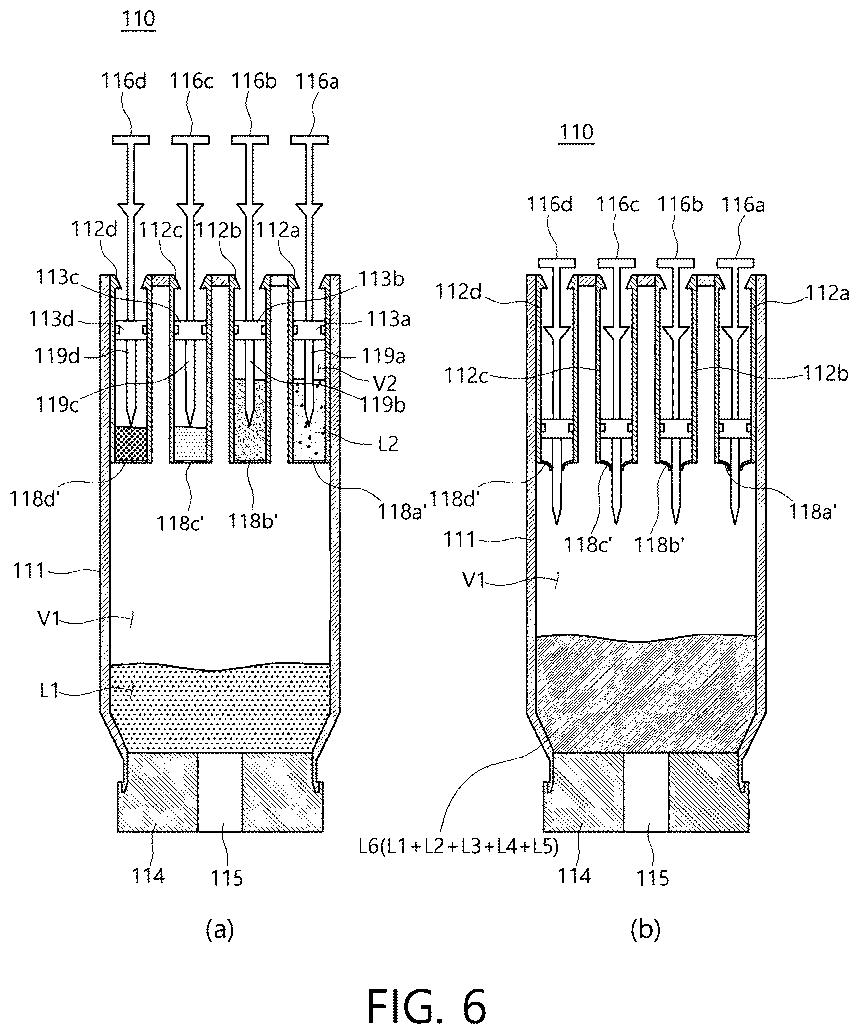Patent US12611675 Figure 6 – Multi-chamber cartridge and nucleic acid extraction module comprising the same
