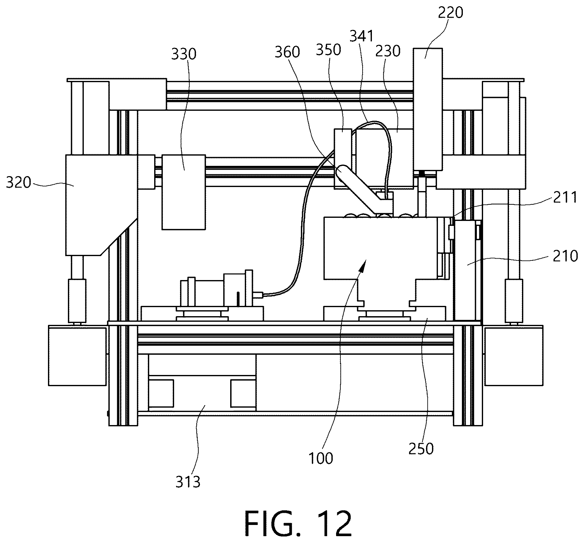 Patent US12611675 Figure 12 – Multi-chamber cartridge and nucleic acid extraction module comprising the same
