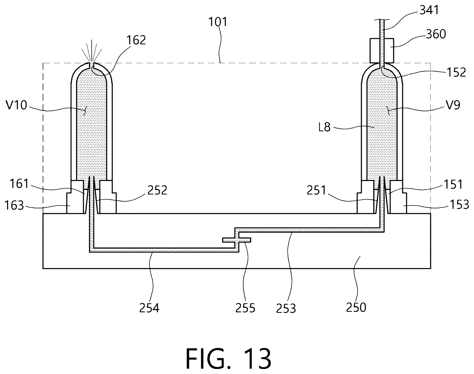 Patent US12611675 Figure 13 – Multi-chamber cartridge and nucleic acid extraction module comprising the same
