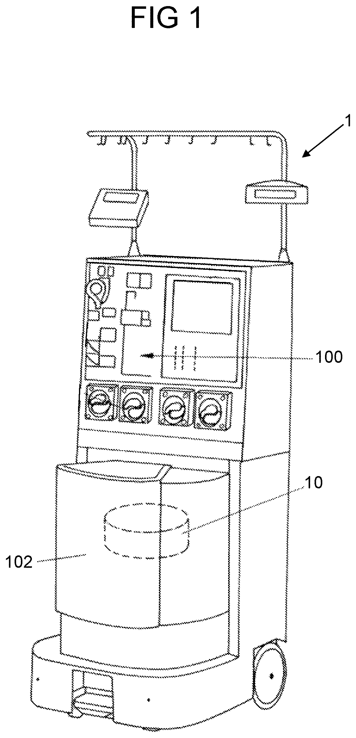 Patent US12611679 Figure 1 – System for blood cell separation