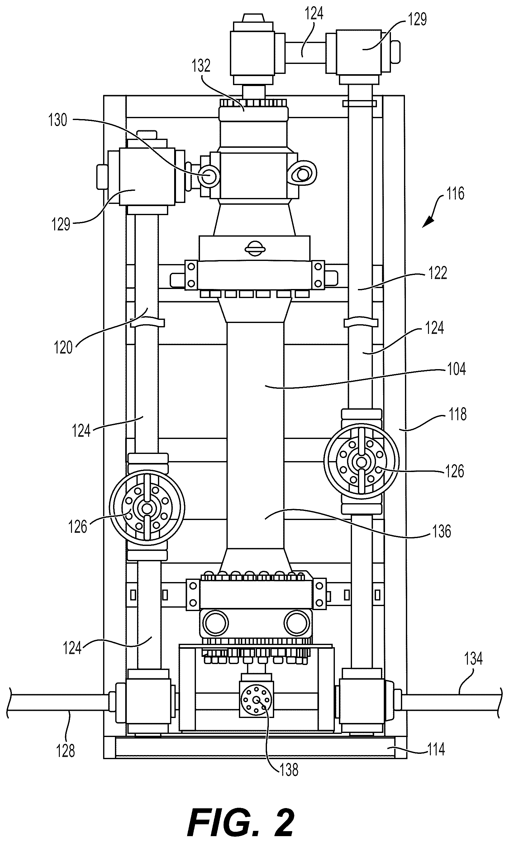 Patent US12611680 Figure 2 – Sand knockout for fracking fluids