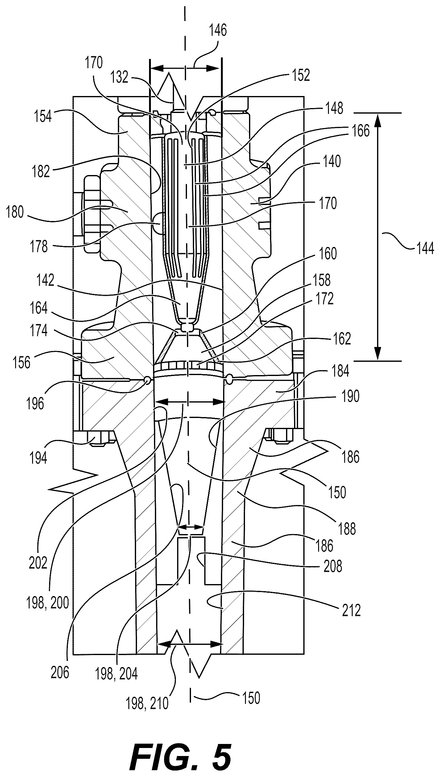 Patent US12611680 Figure 5 – Sand knockout for fracking fluids