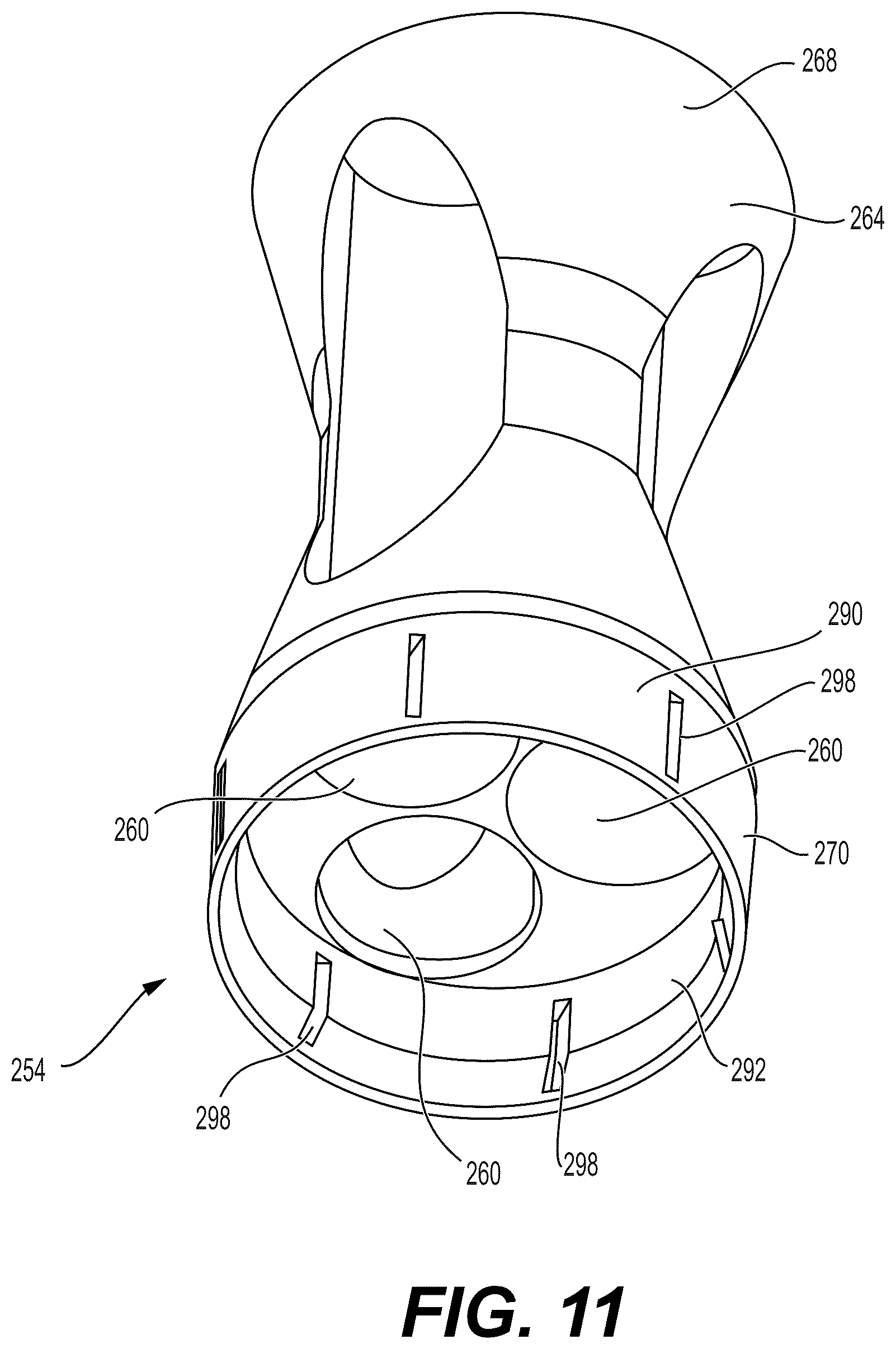 Patent US12611680 Figure 11 – Sand knockout for fracking fluids