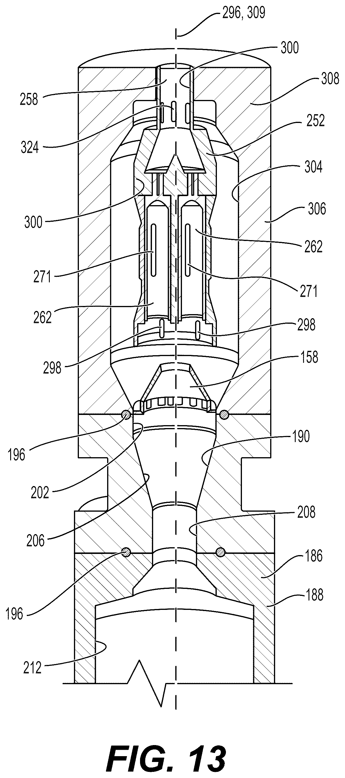 Patent US12611680 Figure 13 – Sand knockout for fracking fluids