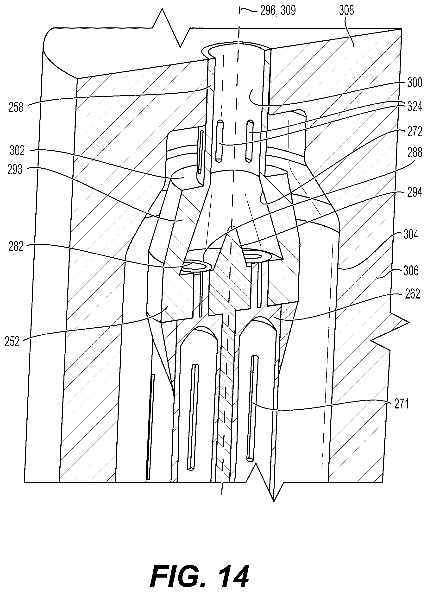 Patent US12611680 Figure 14 – Sand knockout for fracking fluids