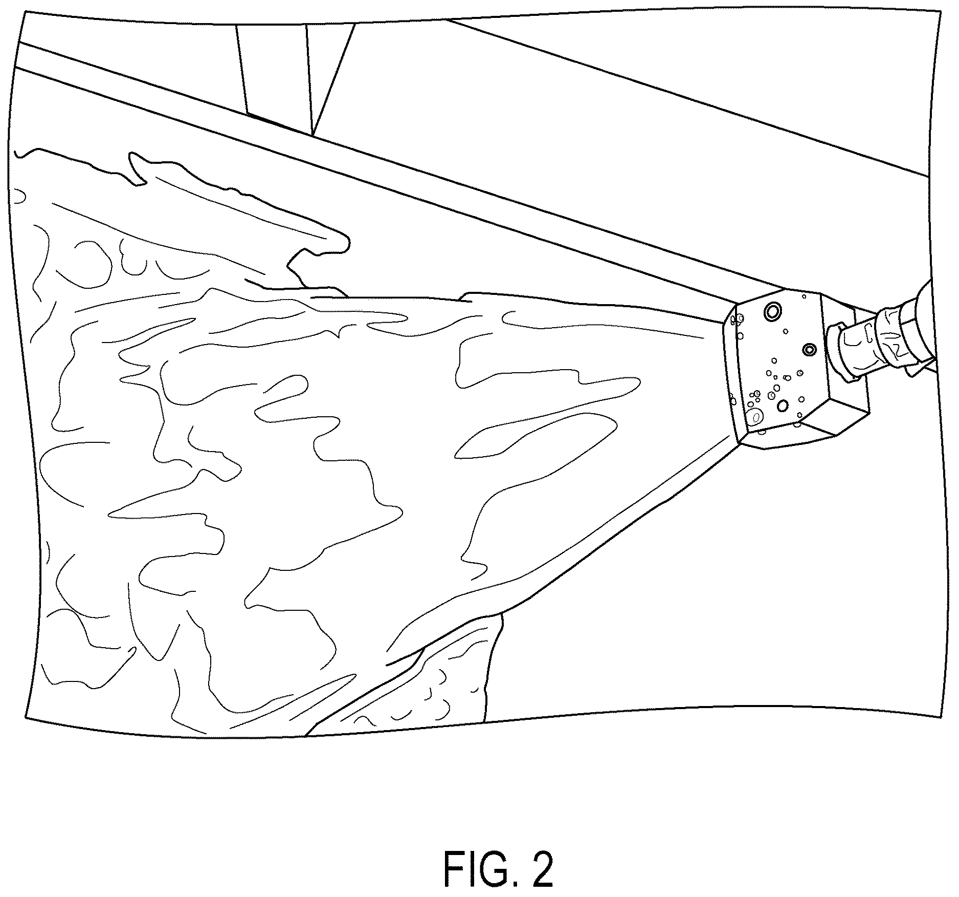 Patent US12611681 Figure 2 – Foam nozzle spreader tip