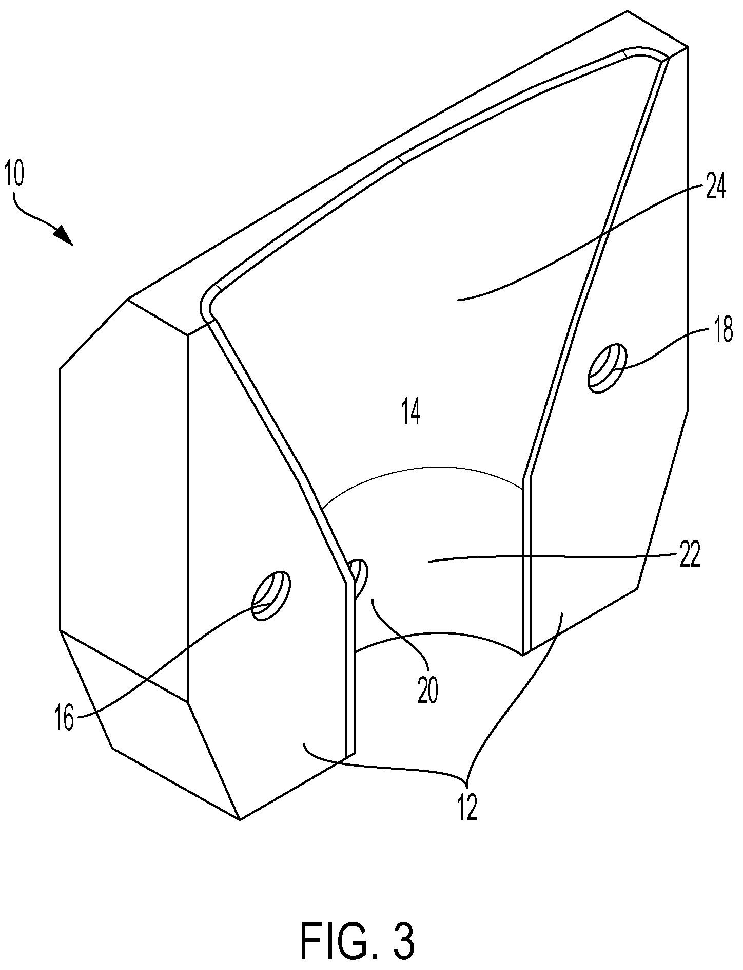 Patent US12611681 Figure 3 – Foam nozzle spreader tip