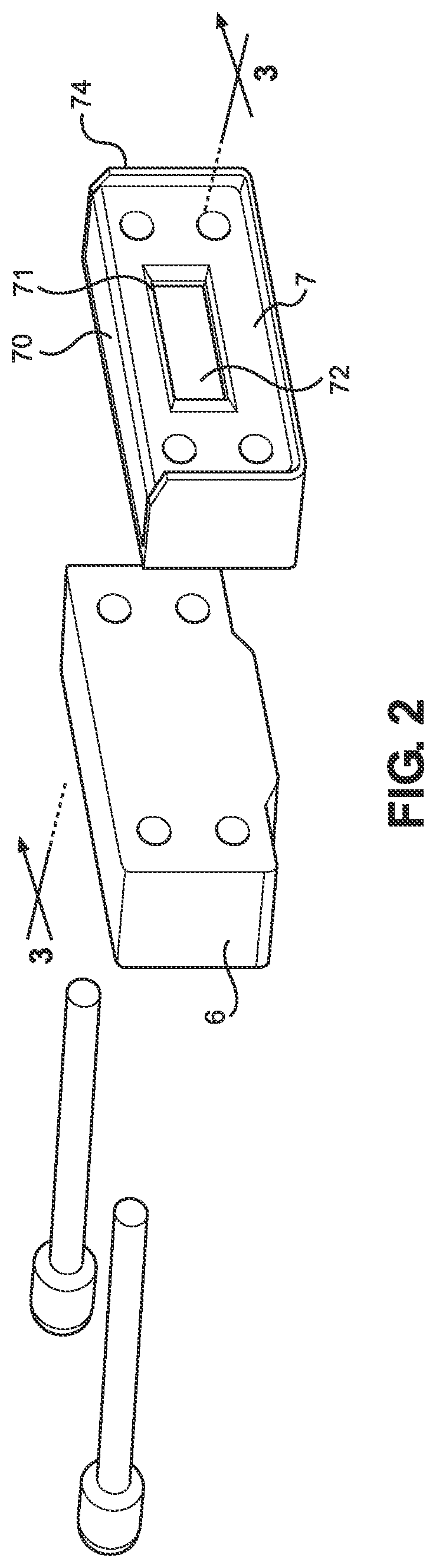 Patent US12611682 Figure 2 – Spray head assembly, dispensing system, electrode sheet strip, and electrode