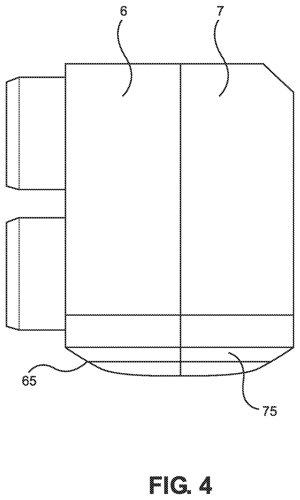 Patent US12611682 Figure 4 – Spray head assembly, dispensing system, electrode sheet strip, and electrode