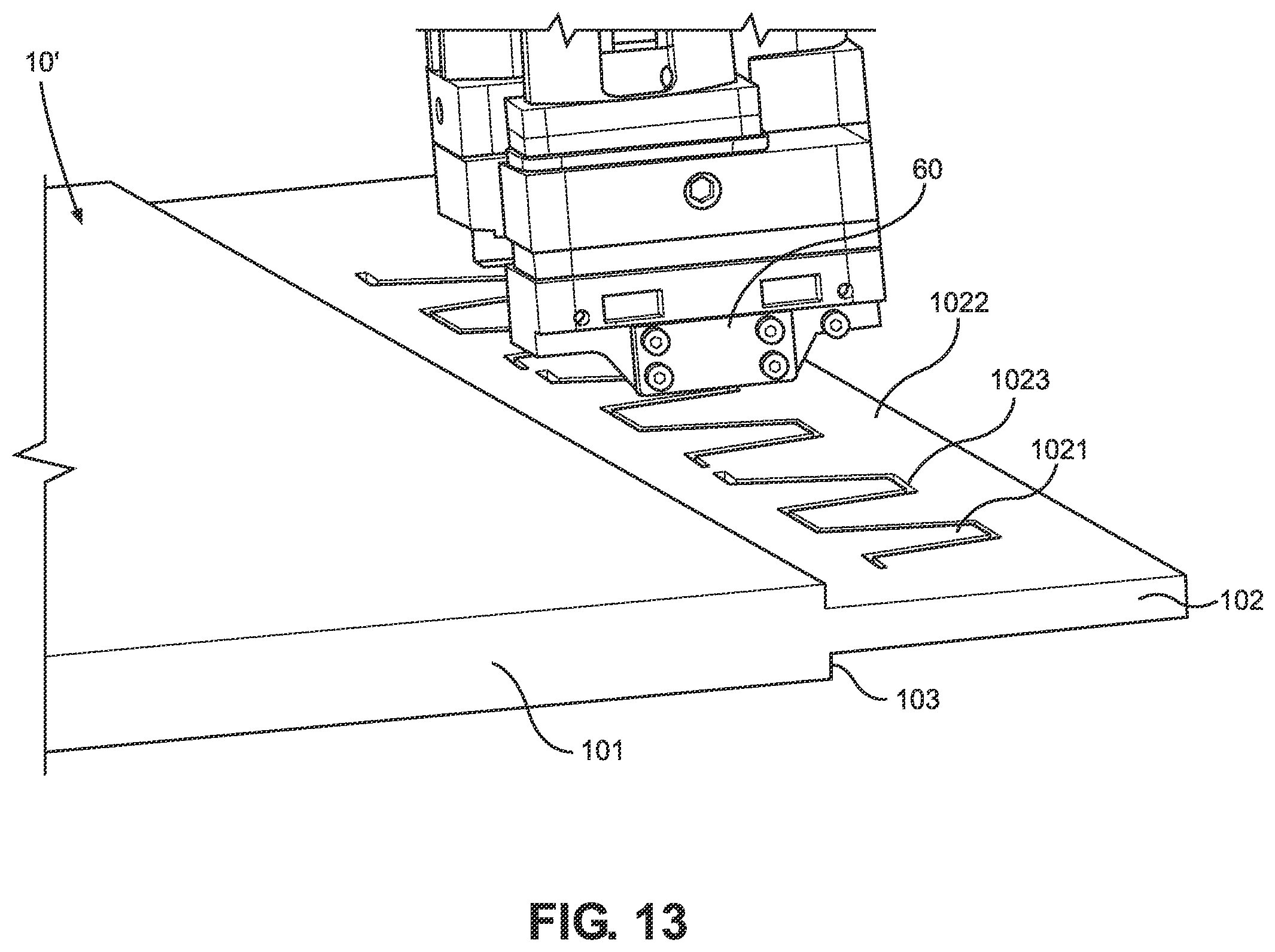 Patent US12611682 Figure 13 – Spray head assembly, dispensing system, electrode sheet strip, and electrode