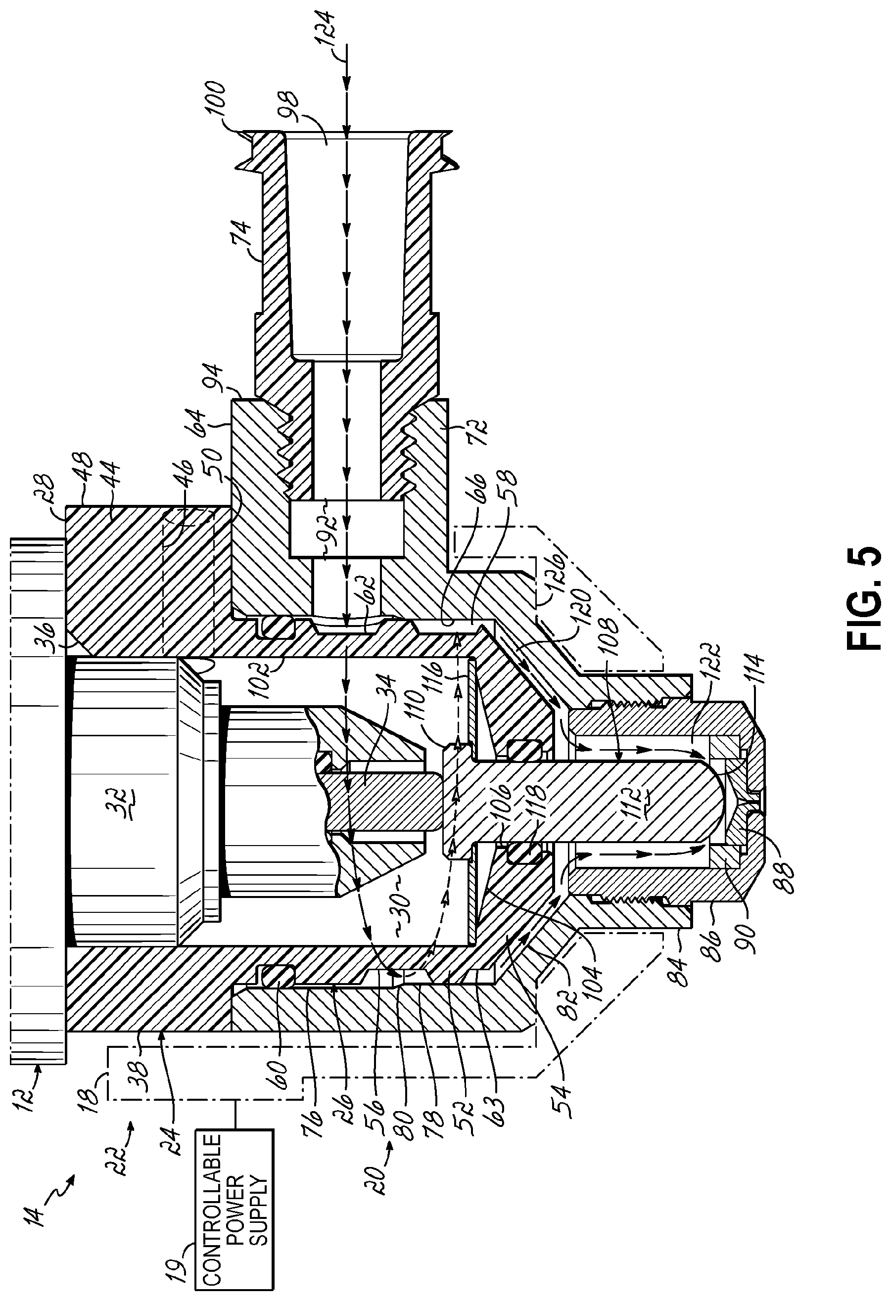 Patent US12611683 Figure 5 – Jet cartridges for jetting fluid material, and related methods