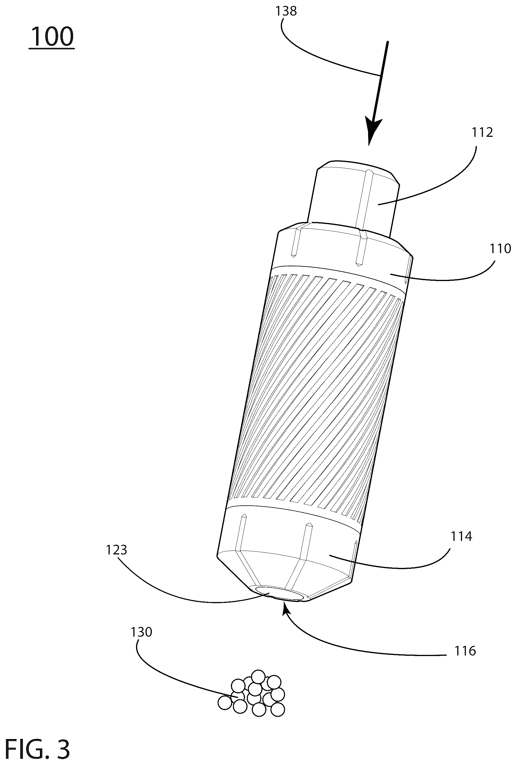 Patent US12611684 Figure 3 – Apparatus for storing and dispensing granular material