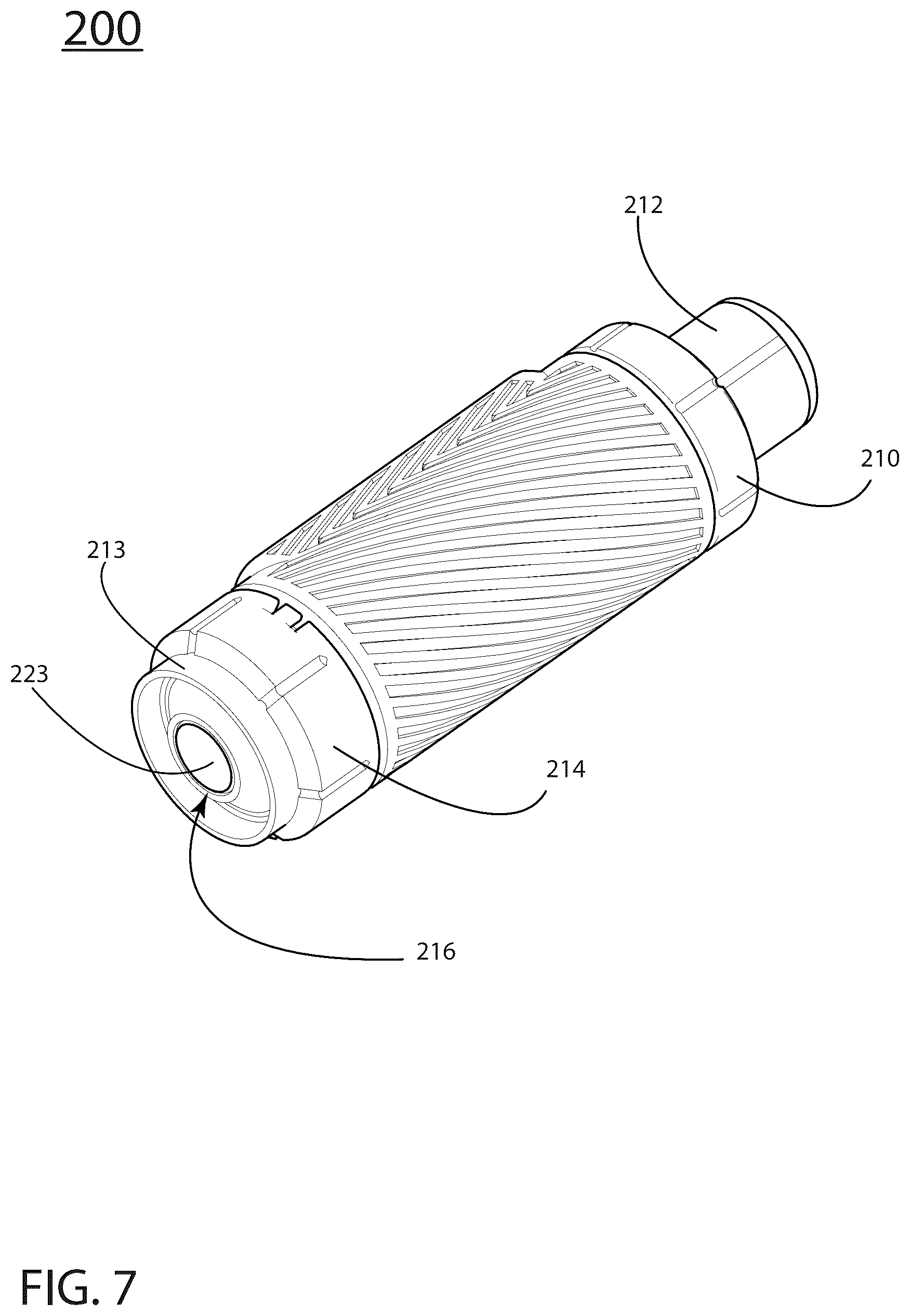 Patent US12611684 Figure 7 – Apparatus for storing and dispensing granular material