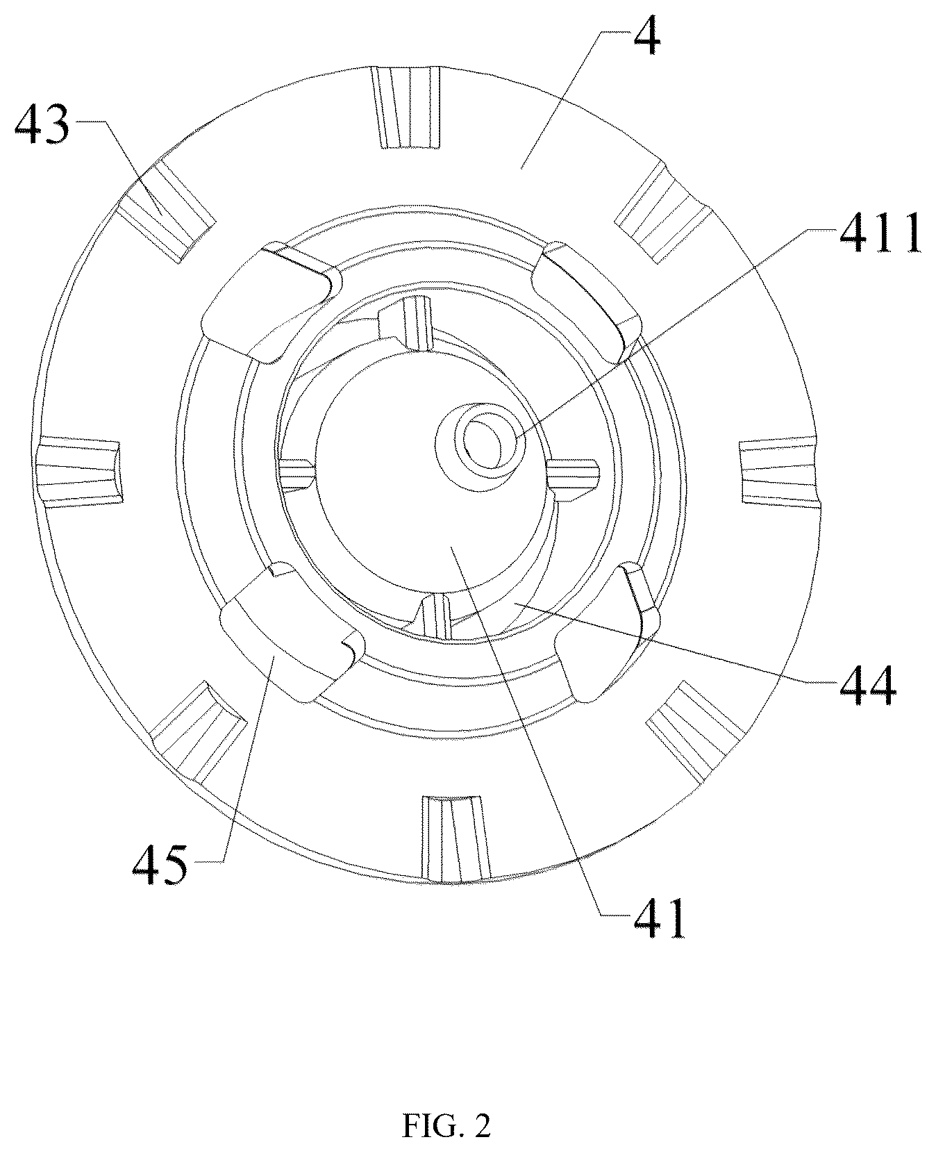 Patent US12611685 Figure 2 – Atomizing spray gun