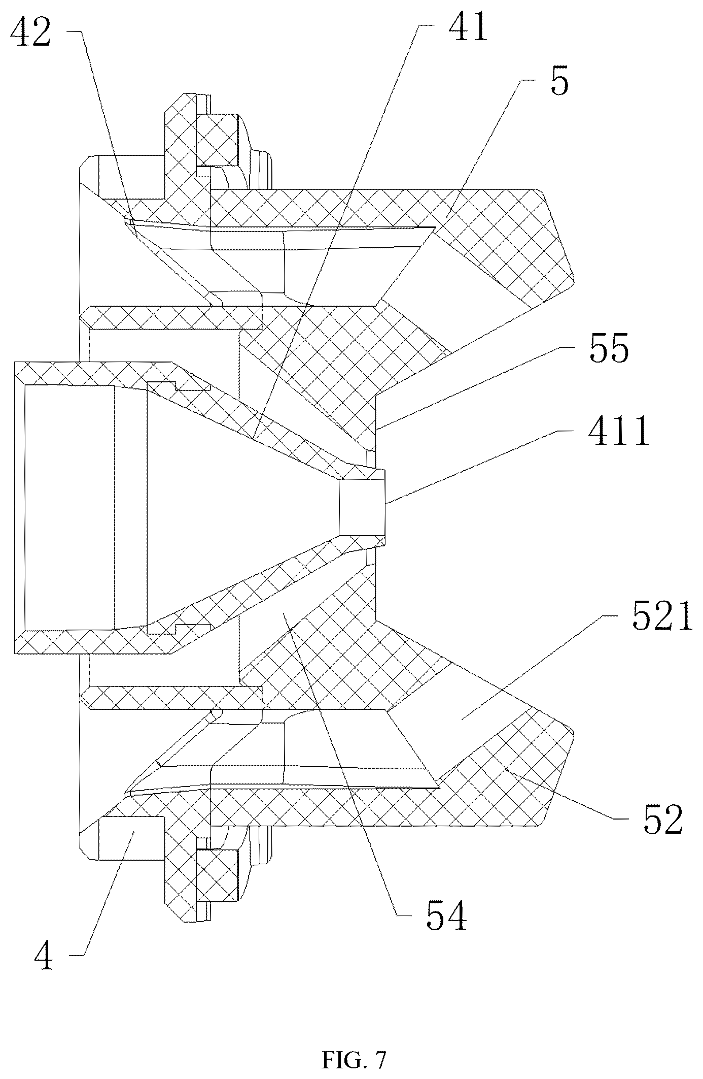Patent US12611685 Figure 7 – Atomizing spray gun