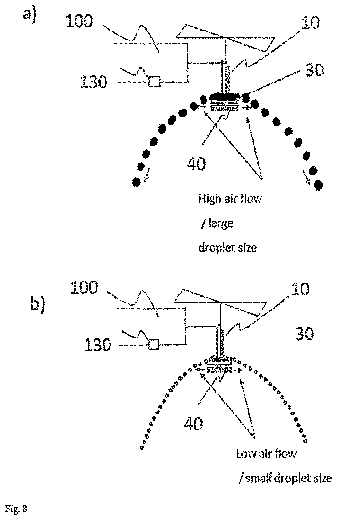 Patent US12611690 Figure 8 – Spray unit