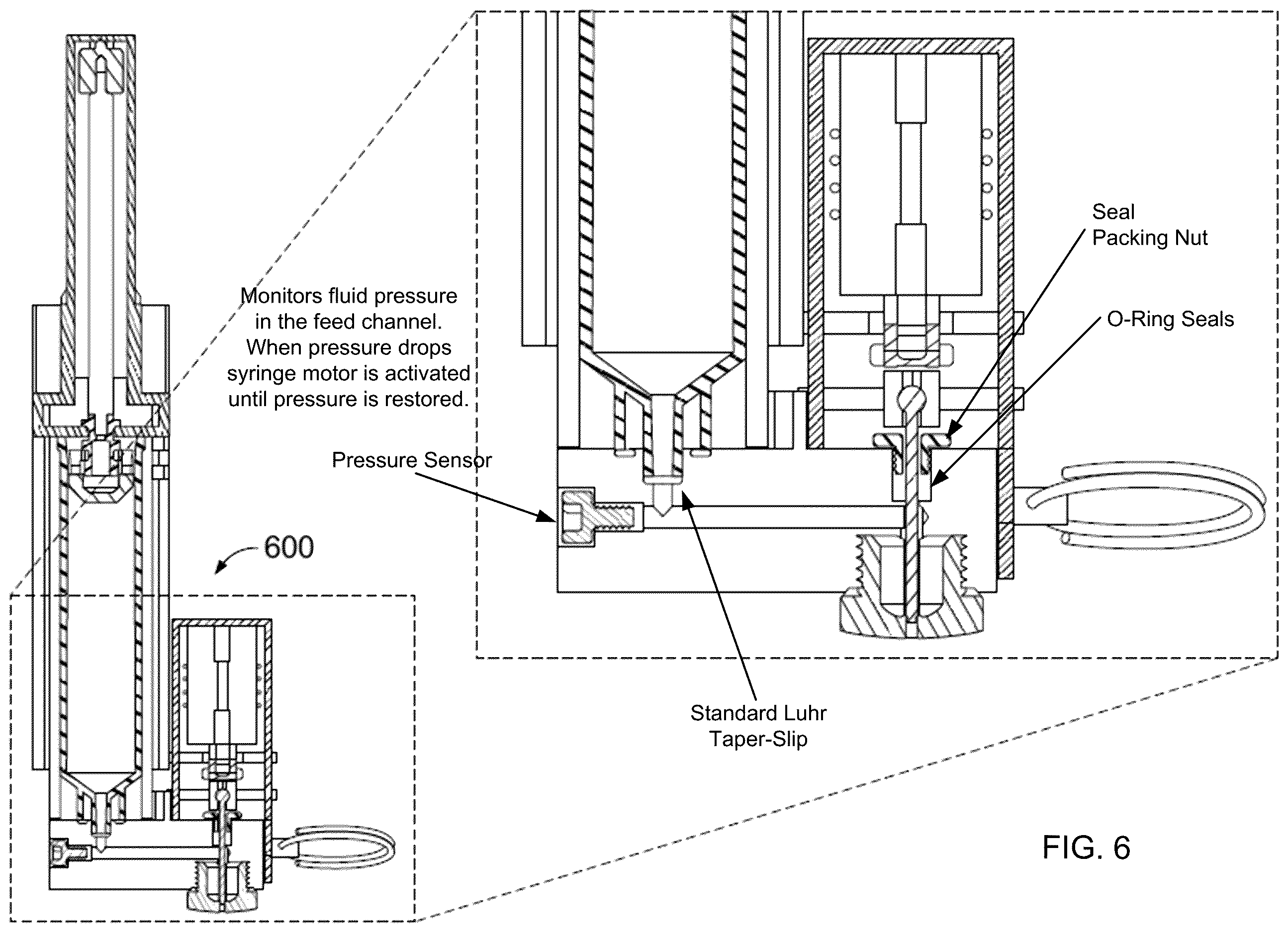 Patent US12611695 Figure 6 – Piezo-actuated valve and dispense cassette