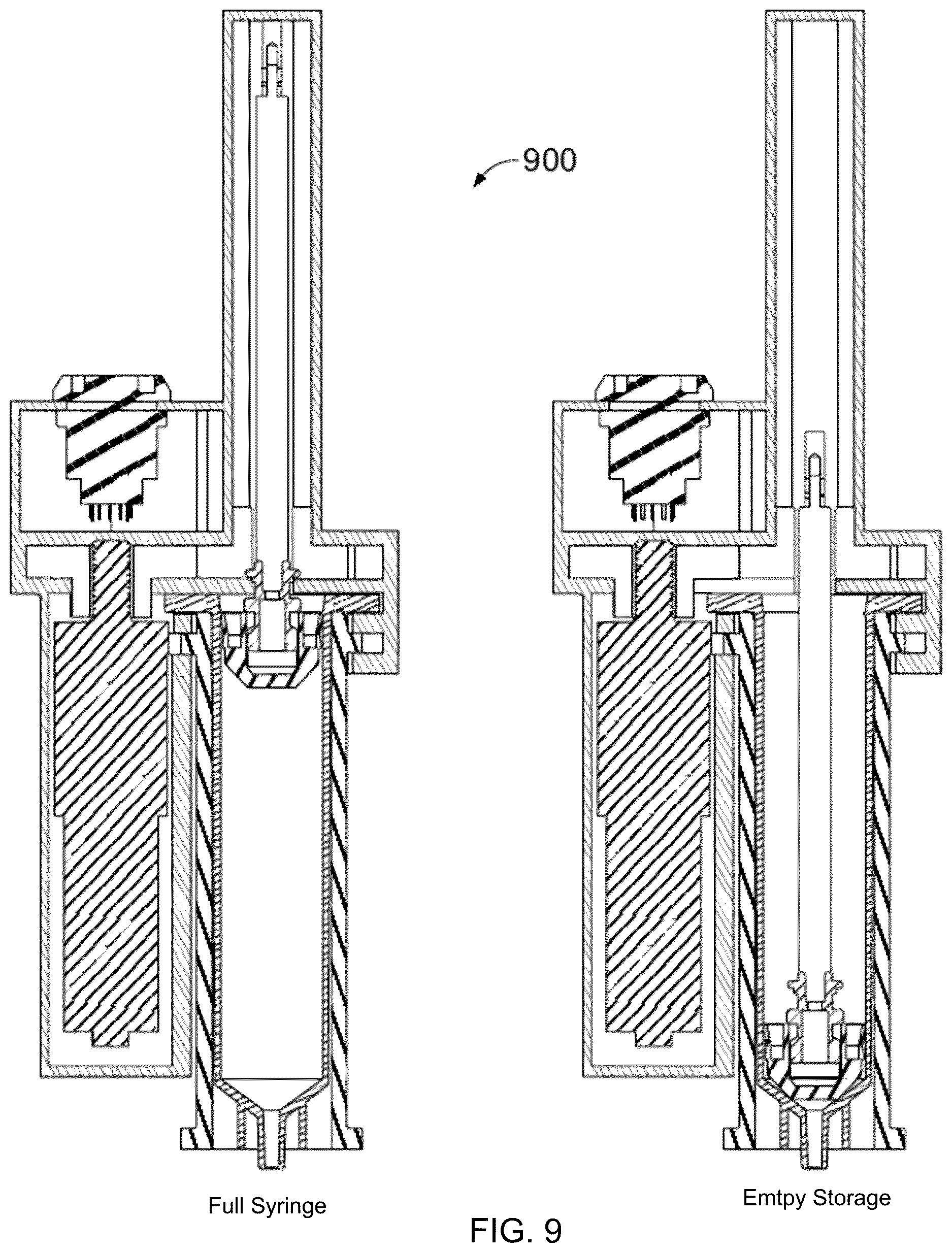 Patent US12611695 Figure 9 – Piezo-actuated valve and dispense cassette