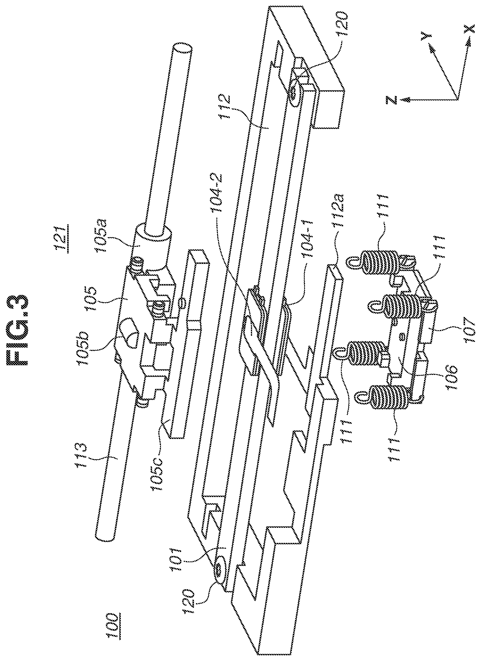Patent US12611696 Figure 3 – Vibratory actuator and electronic device