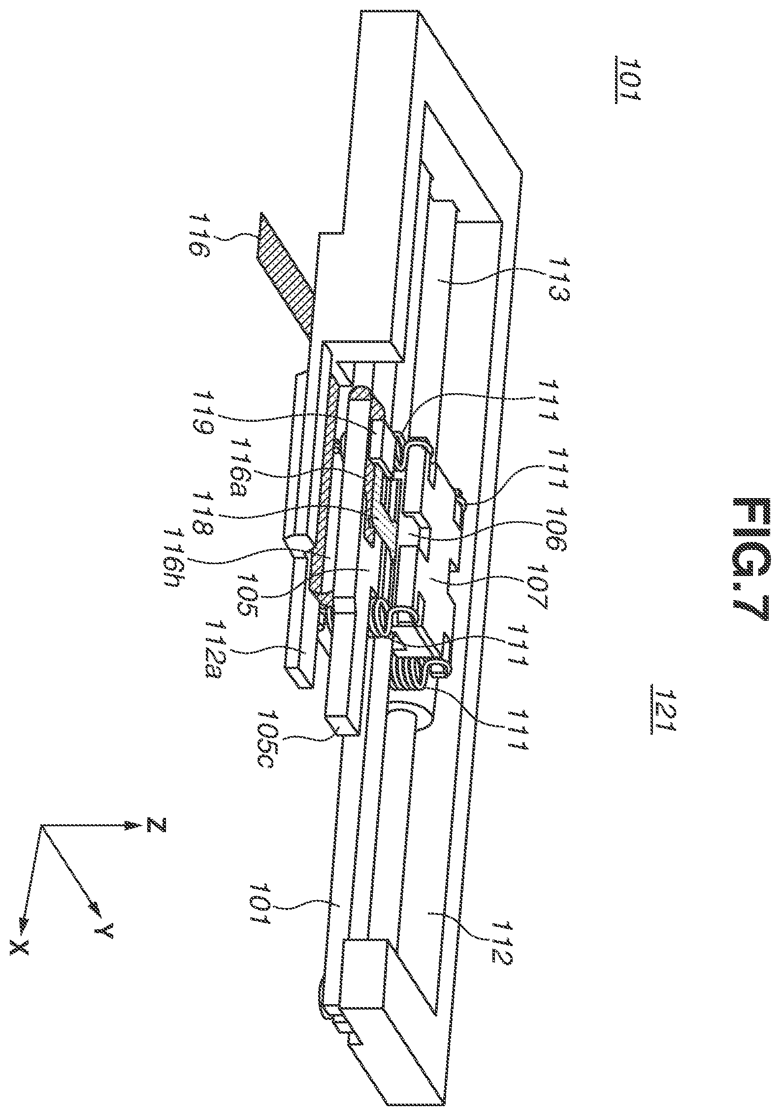 Patent US12611696 Figure 7 – Vibratory actuator and electronic device