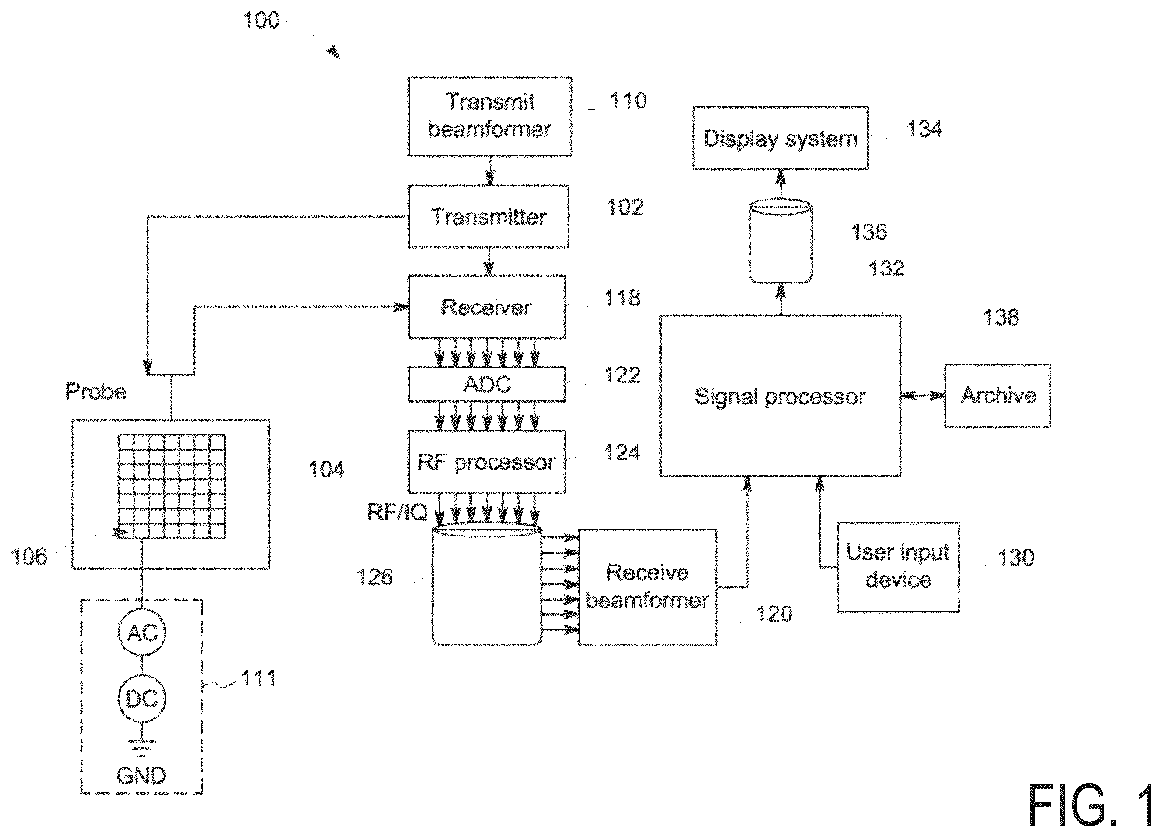 Patent US12611697 Figure 1 – Higher bandwidth micromachined transducers mixed with biasing scheme