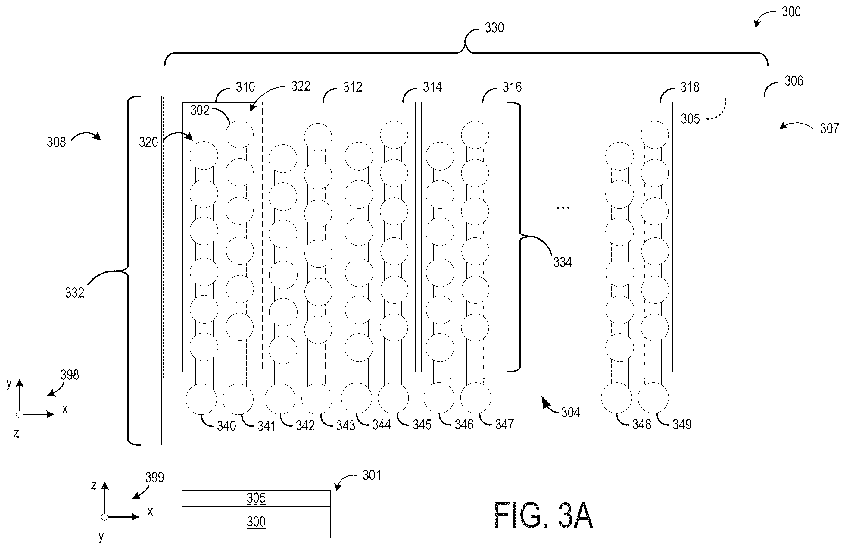 Patent US12611697 Figure 4 – Higher bandwidth micromachined transducers mixed with biasing scheme
