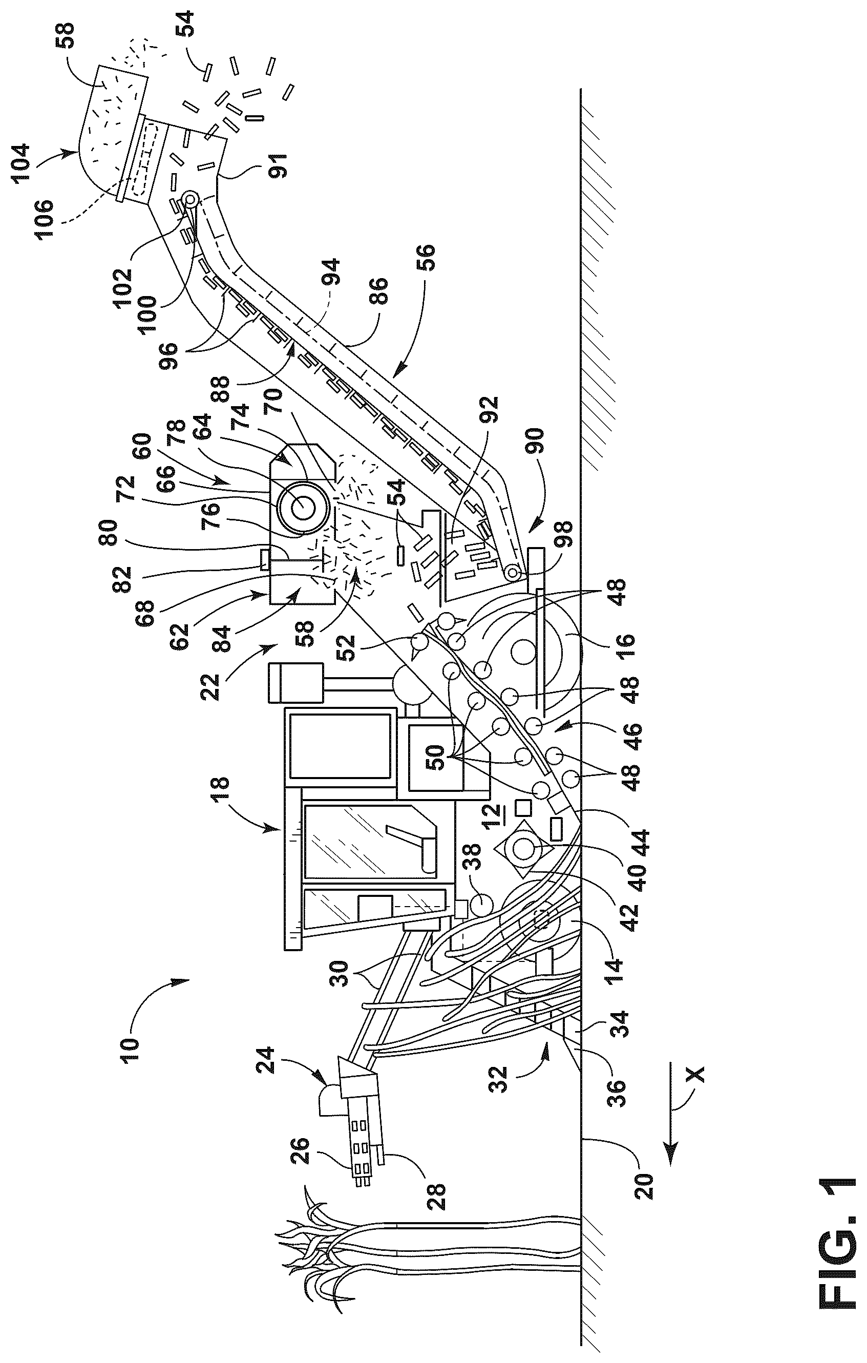 Patent US12611699 Figure 1 – System and method for an agricultural harvester
