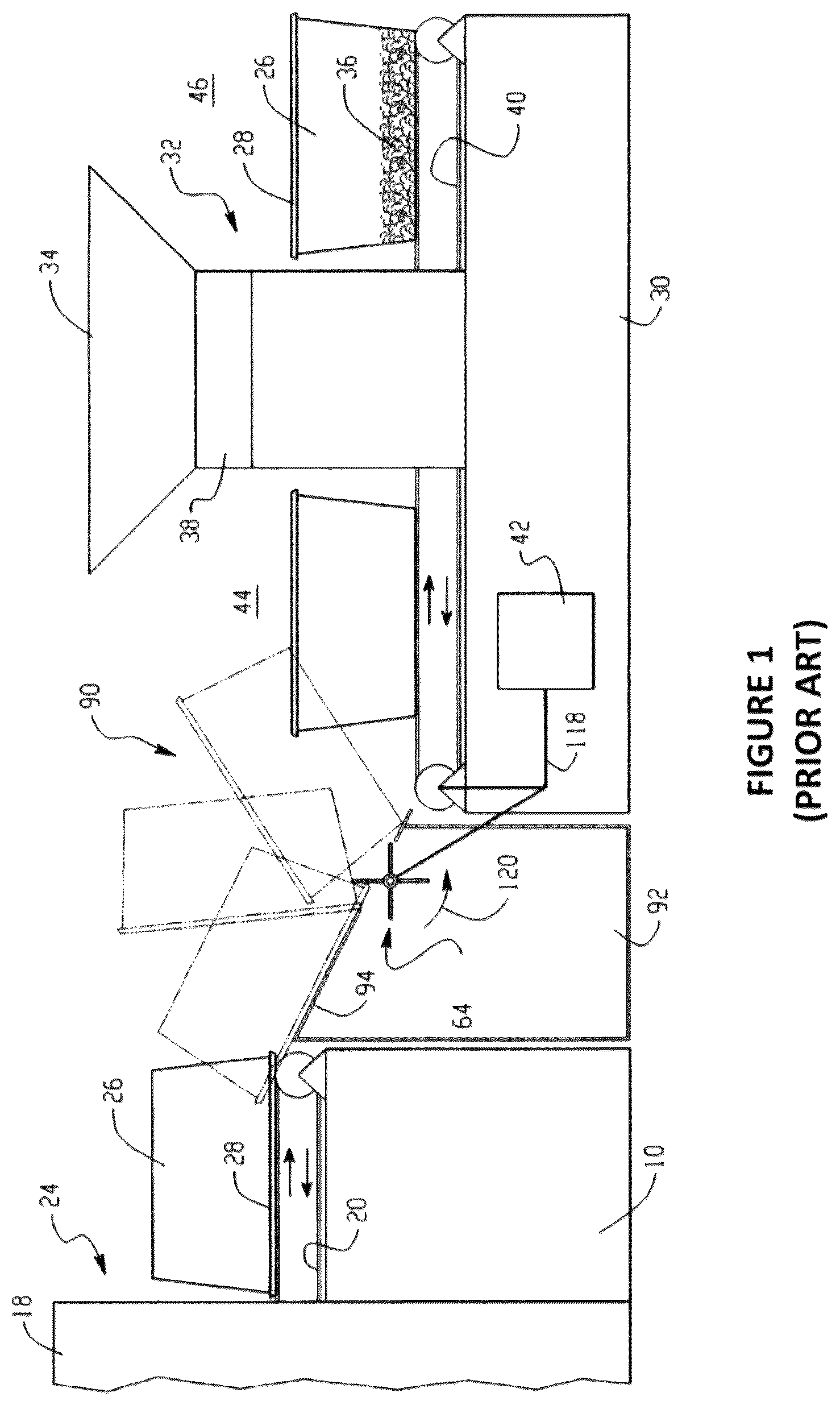 Patent US12611702 Figure 1 – Apparatus for righting animal cages from a washing device