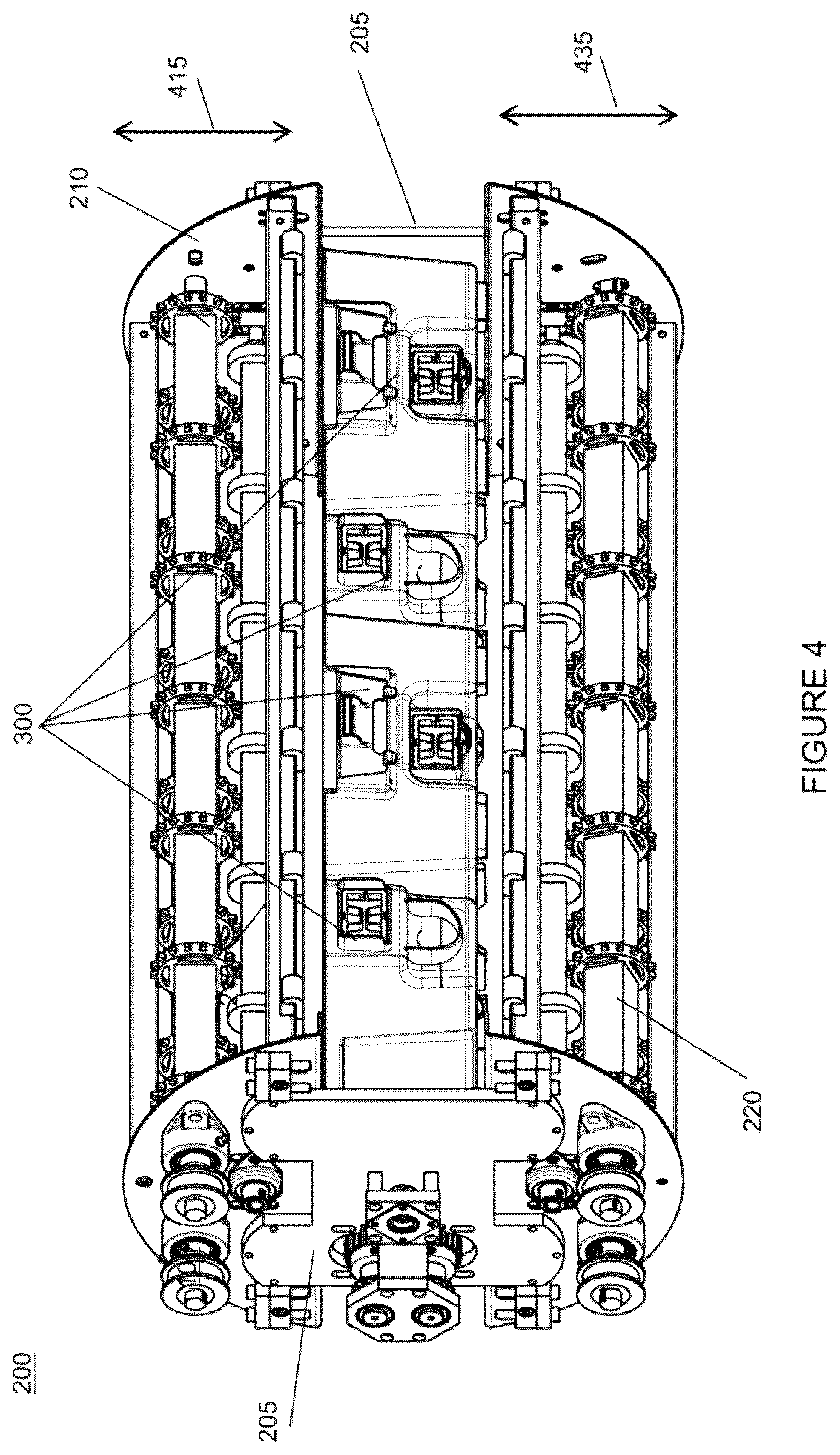 Patent US12611702 Figure 4 – Apparatus for righting animal cages from a washing device