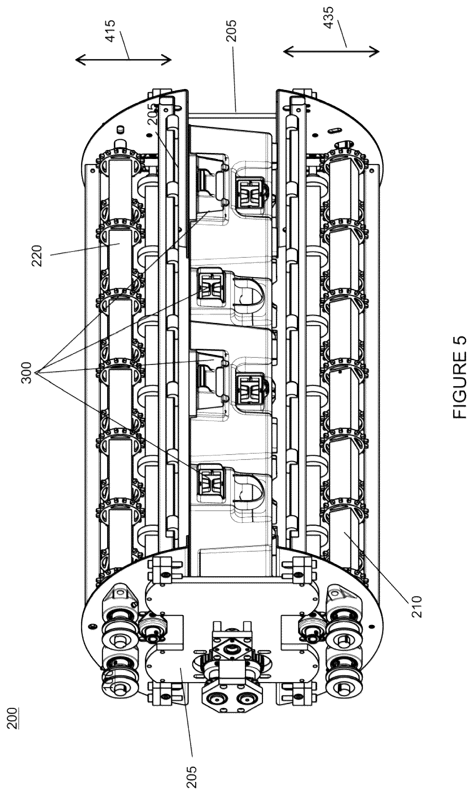 Patent US12611702 Figure 5 – Apparatus for righting animal cages from a washing device