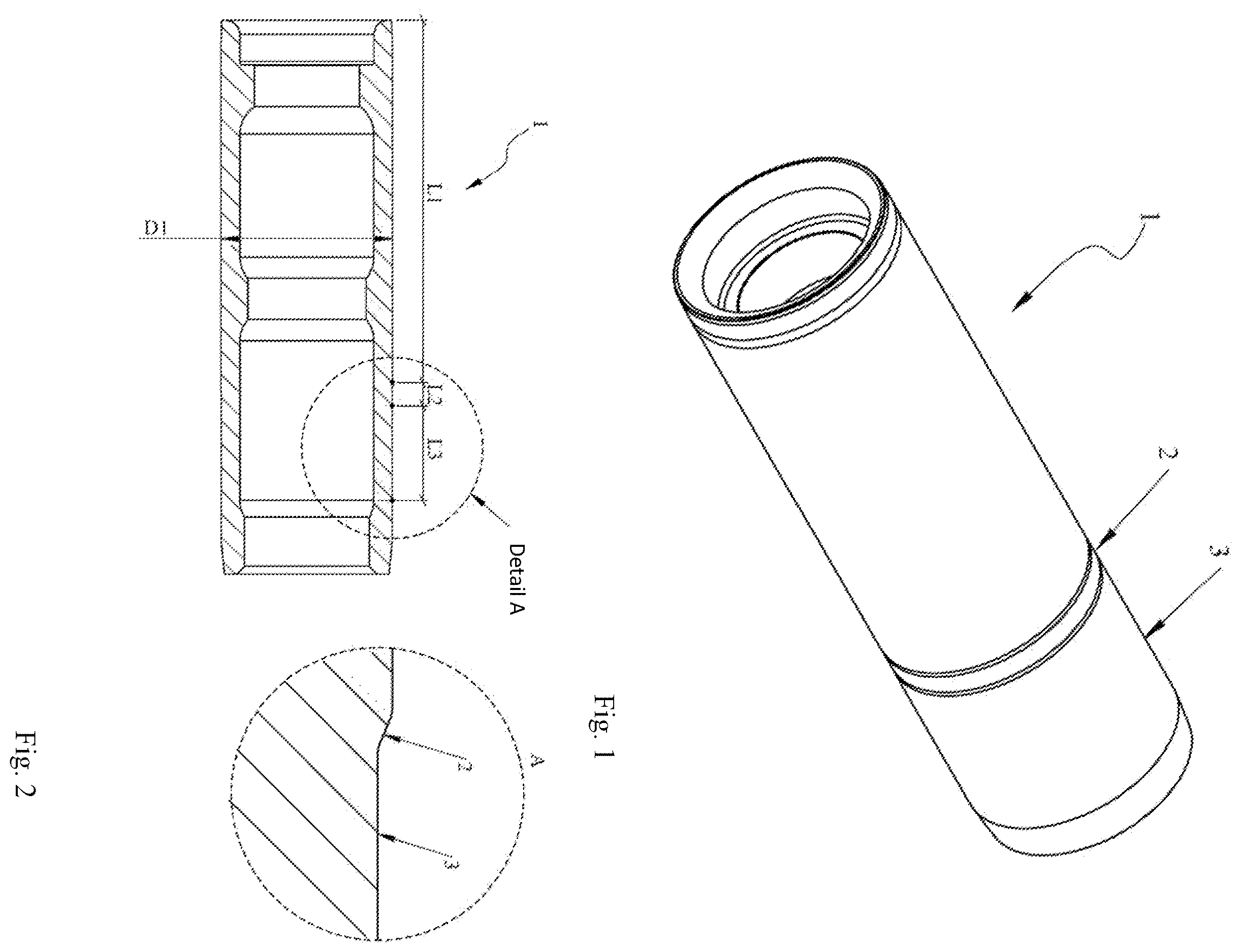 Patent US12611705 Figure 1 – Punch, a semi-finished can, and a can manufactured with use of the said punch