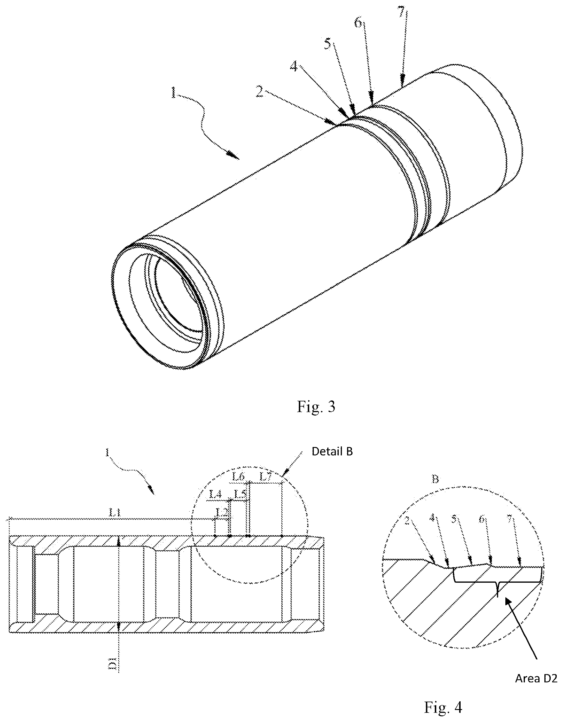 Patent US12611705 Figure 2 – Punch, a semi-finished can, and a can manufactured with use of the said punch