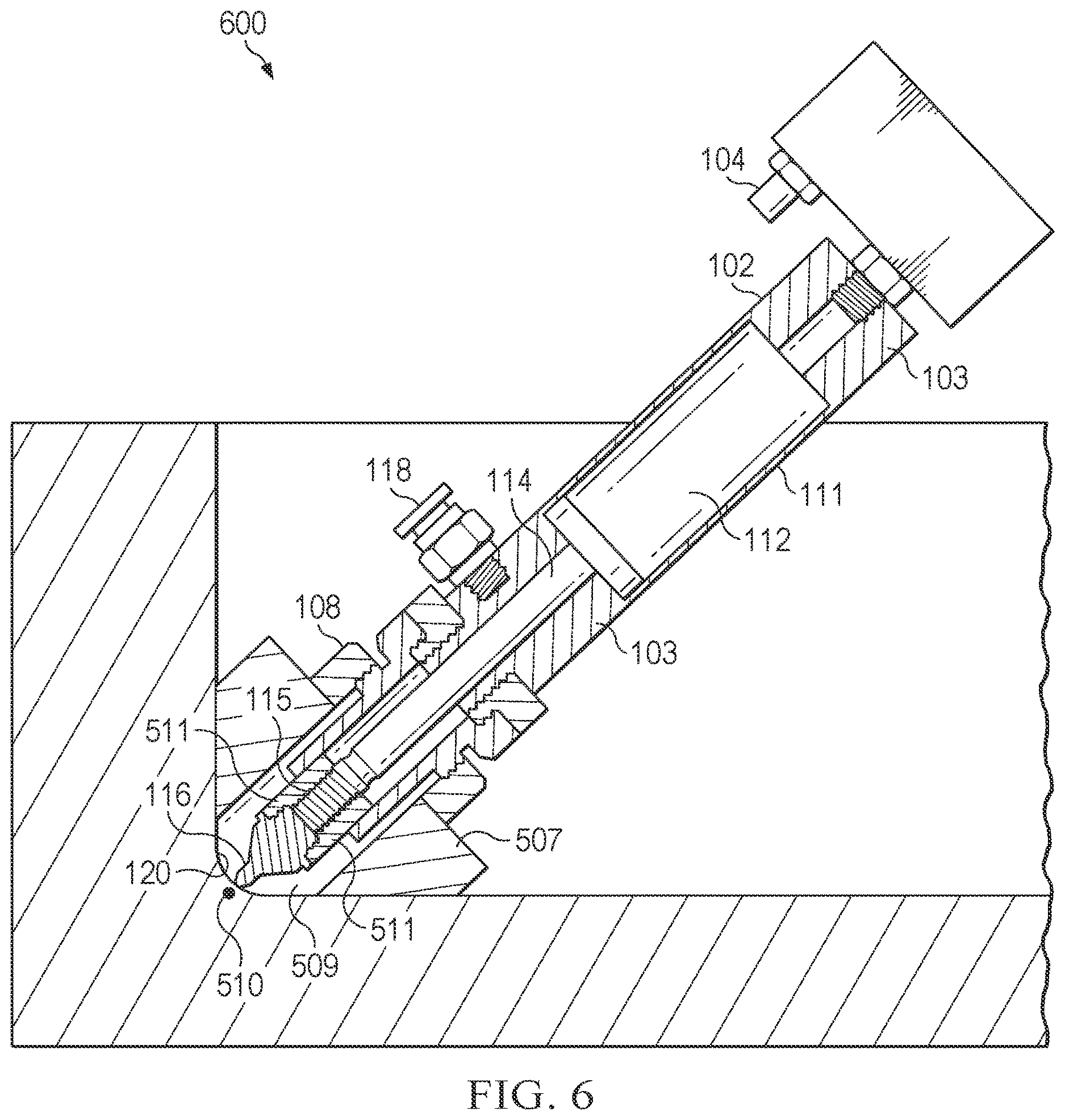 Patent US12611708 Figure 5 – Hand-held impact tool for creating dent flaws