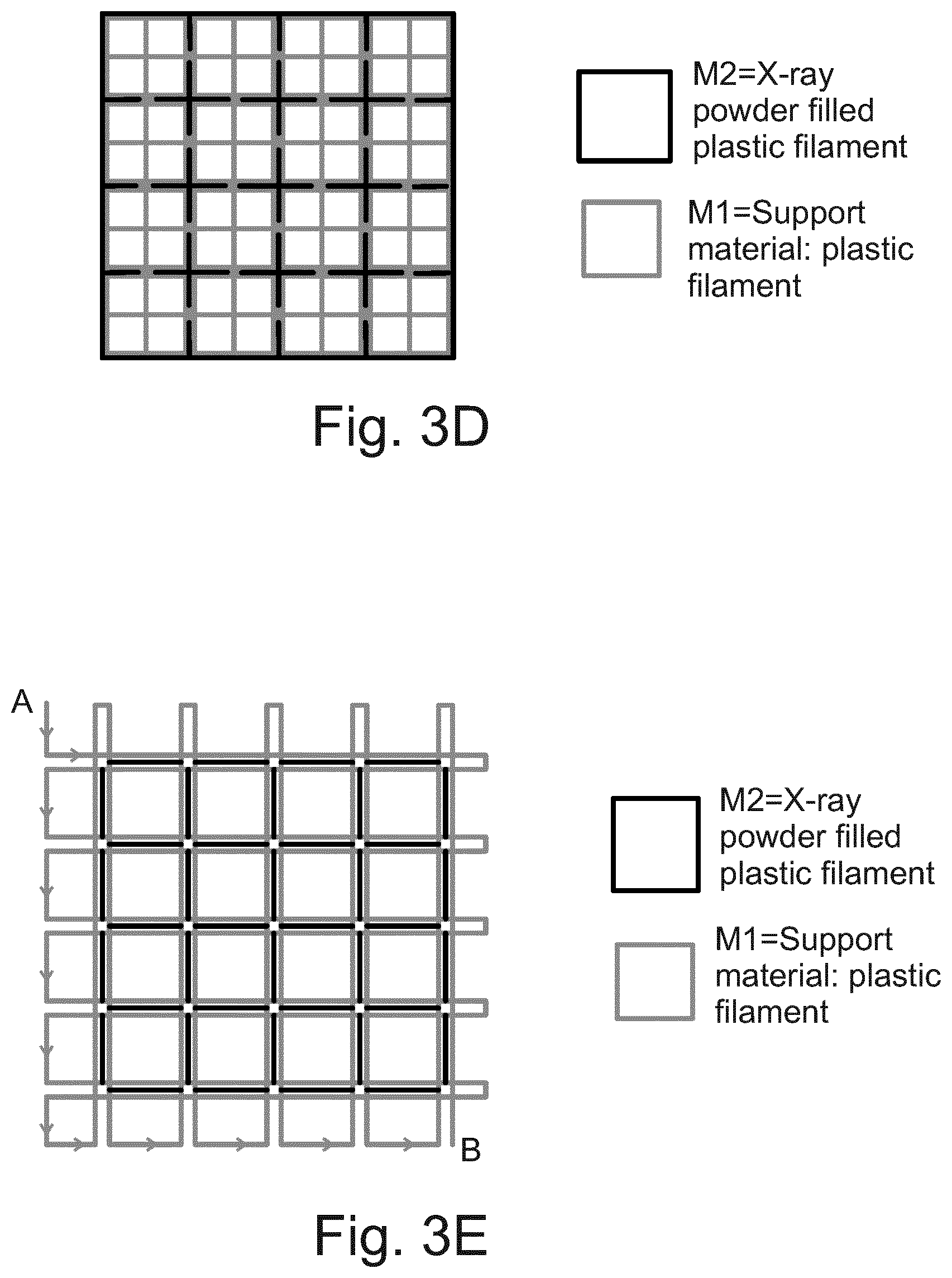 Patent US12611710 Figure 4 – Three-dimensional printed structure with double wall elements