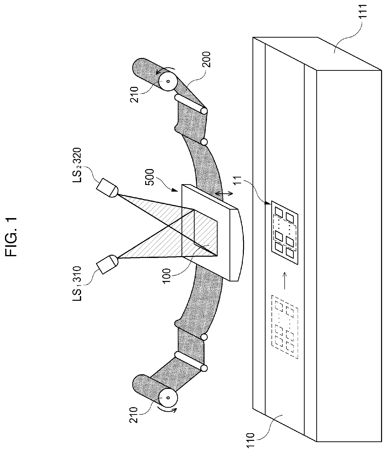 Patent US12611721 Figure 1 – Laser reflow apparatus and laser reflow method