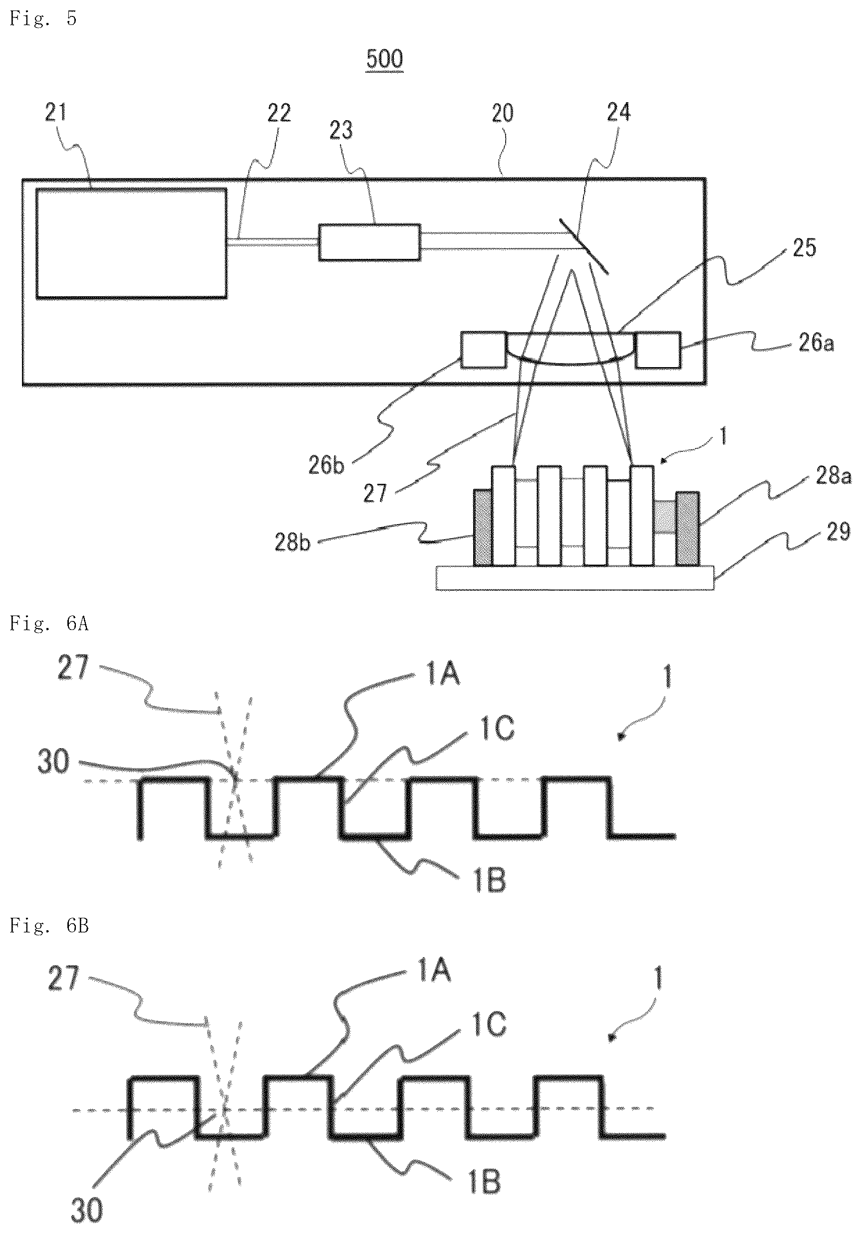 Patent US12611727 Figure 5 – Pattern forming apparatus for base material, pattern forming method, base material, and container