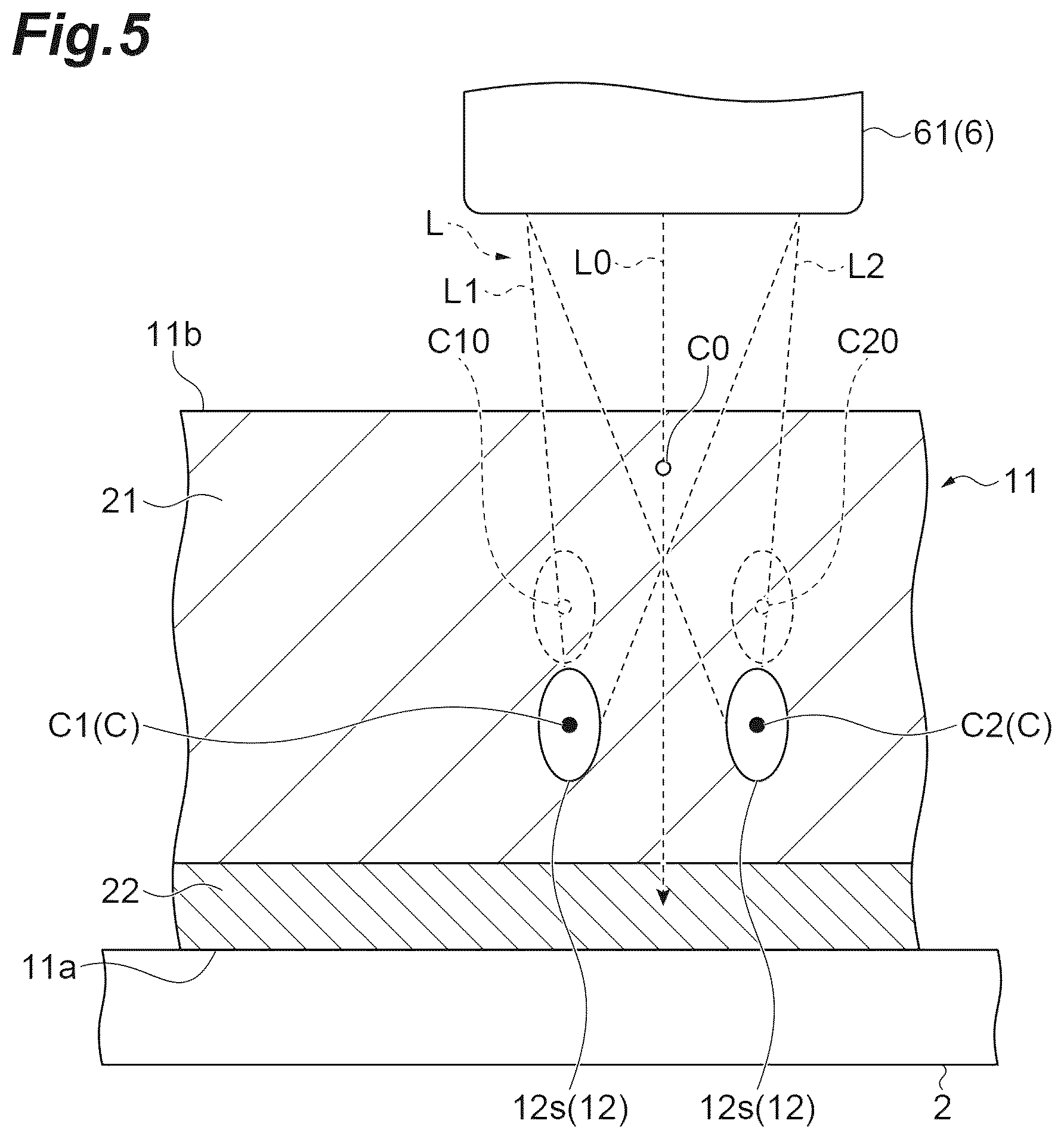 Patent US12611730 Figure 5 – Laser machining apparatus and laser machining method