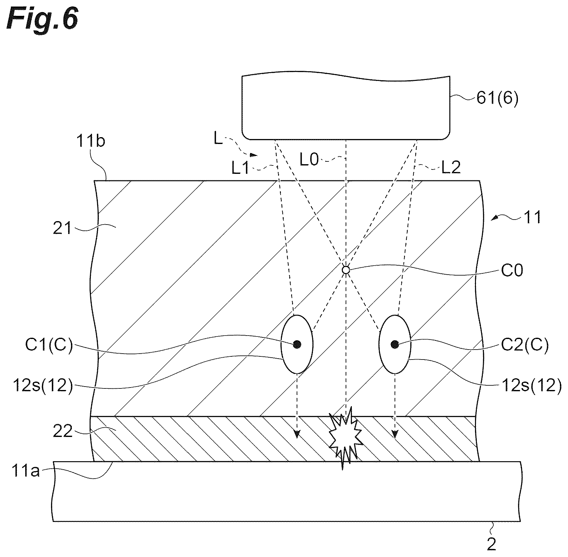 Patent US12611730 Figure 6 – Laser machining apparatus and laser machining method