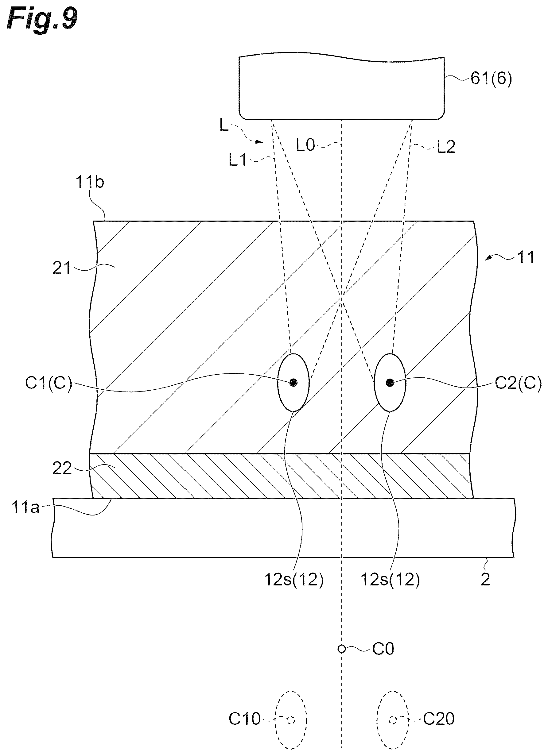 Patent US12611730 Figure 9 – Laser machining apparatus and laser machining method