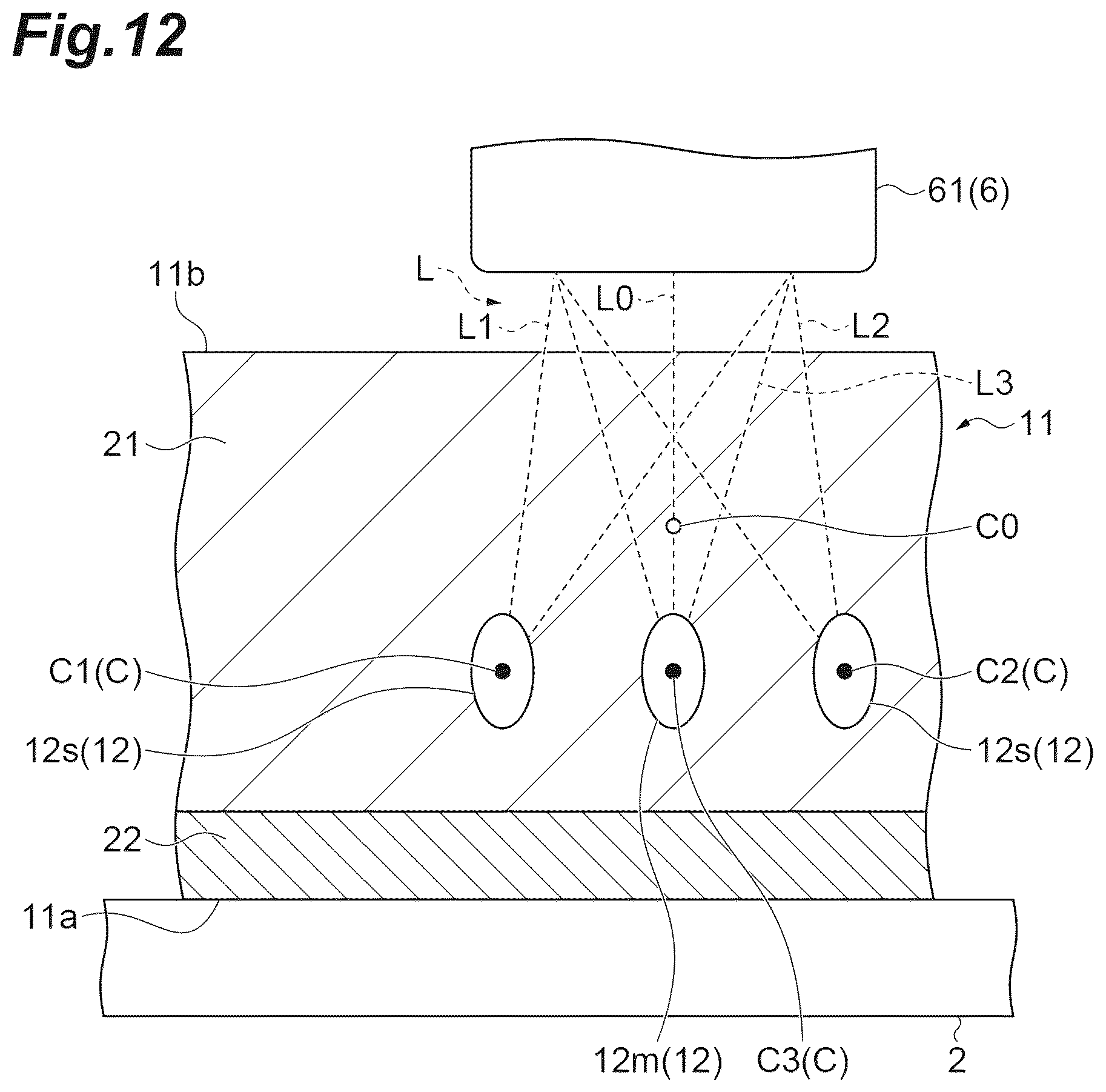 Patent US12611730 Figure 12 – Laser machining apparatus and laser machining method