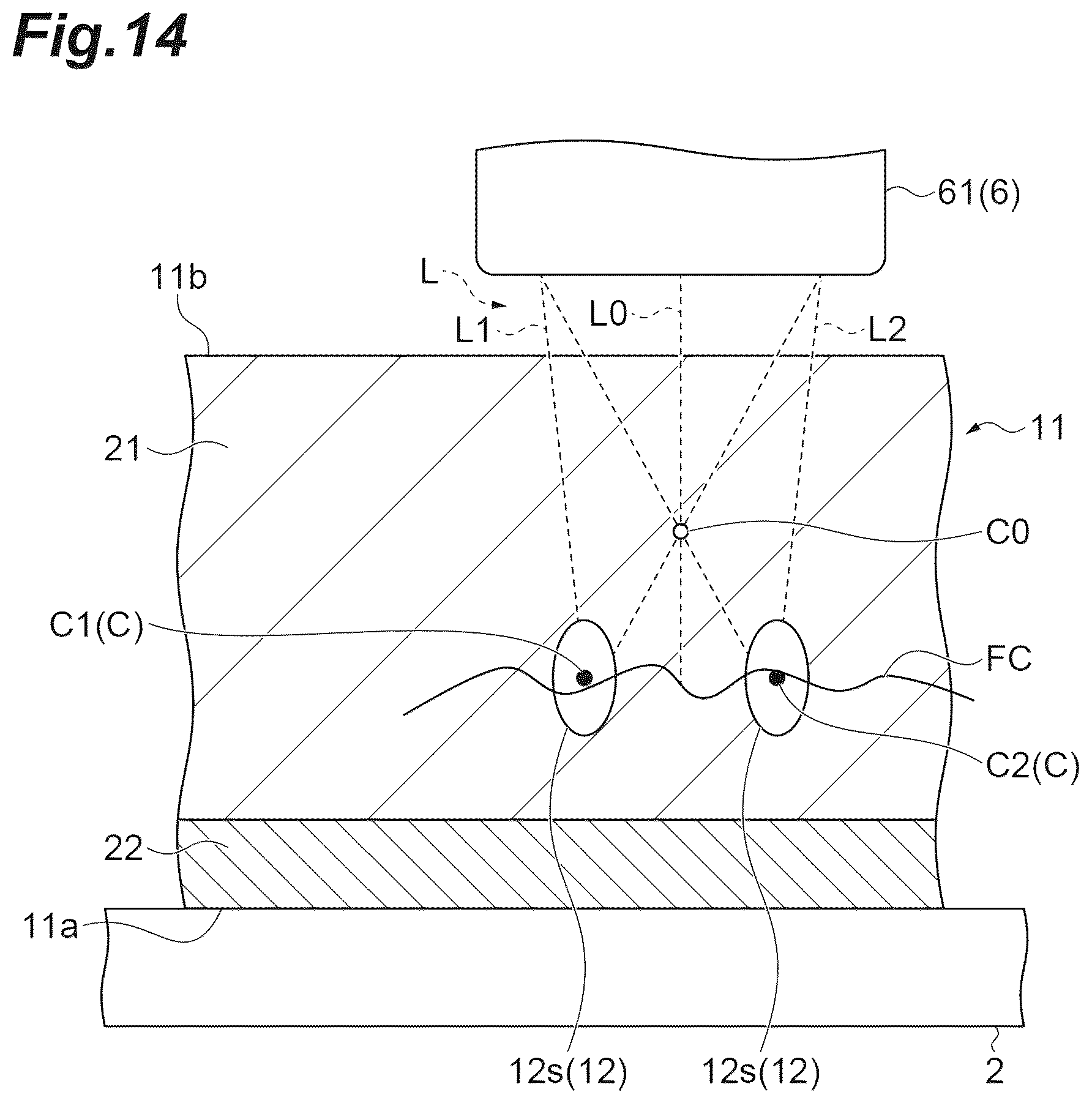 Patent US12611730 Figure 14 – Laser machining apparatus and laser machining method
