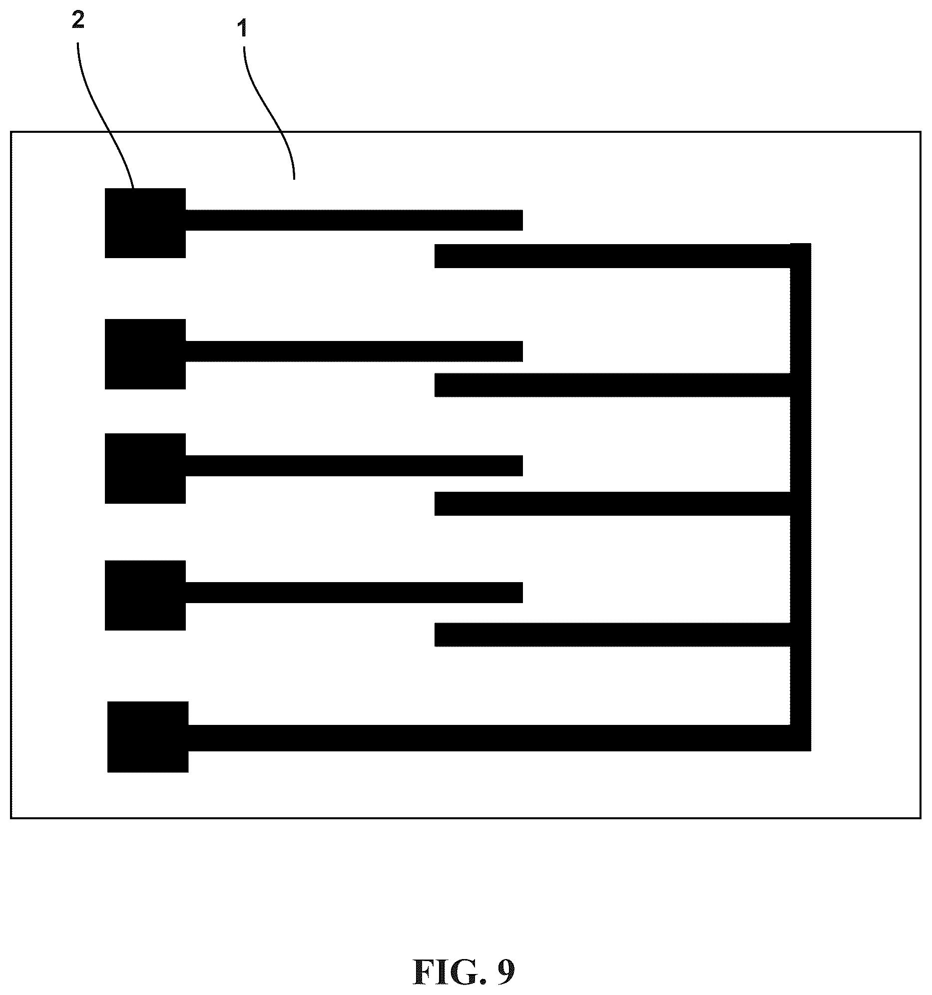Patent US12611732 Figure 12 – Process of making components for electronic and optical devices using laser processing on a patterned conductive film