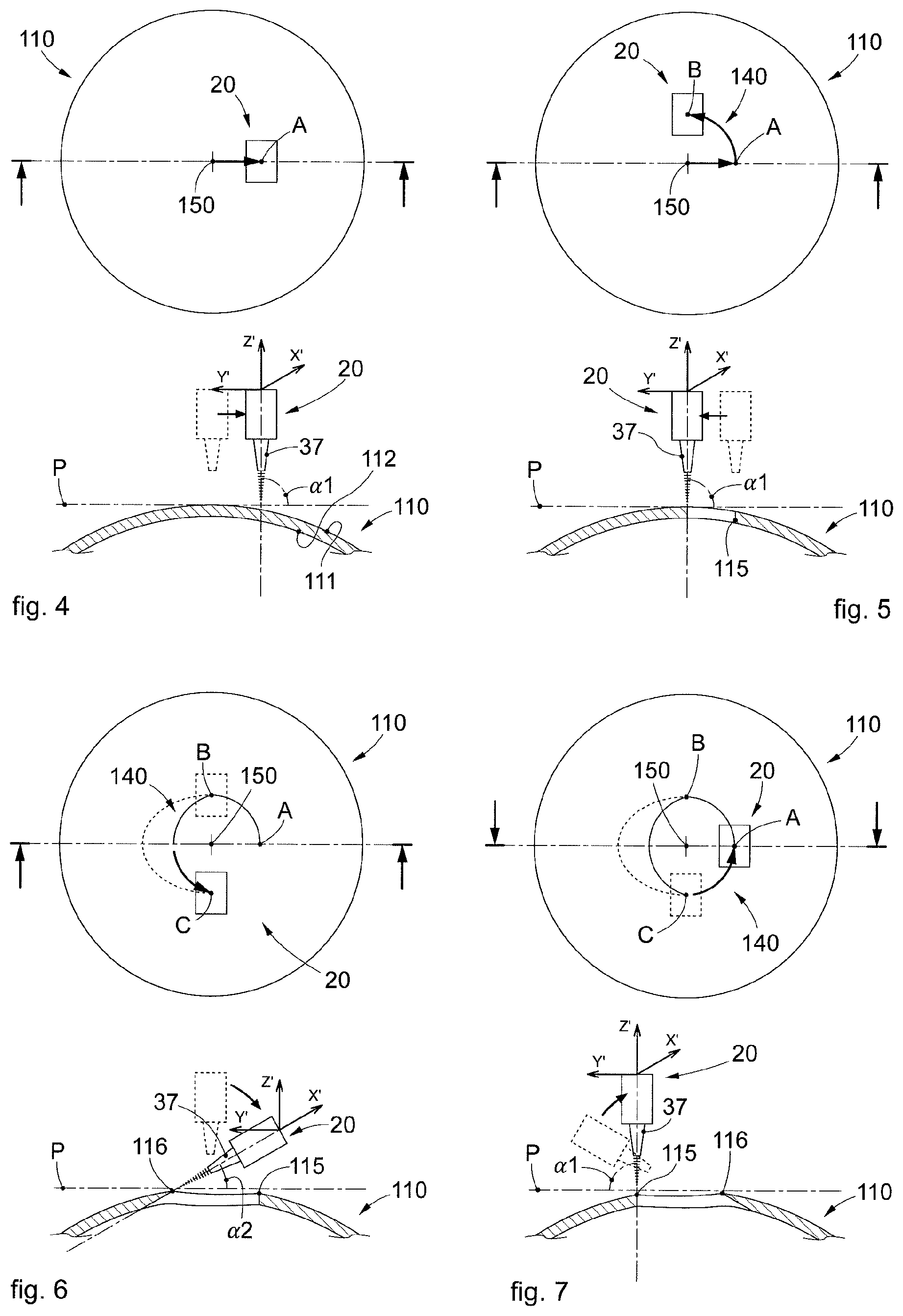 Patent US12611735 Figure 3 – Automated laser cutting station for the production of semifinished components, semi-finished component and relative production method