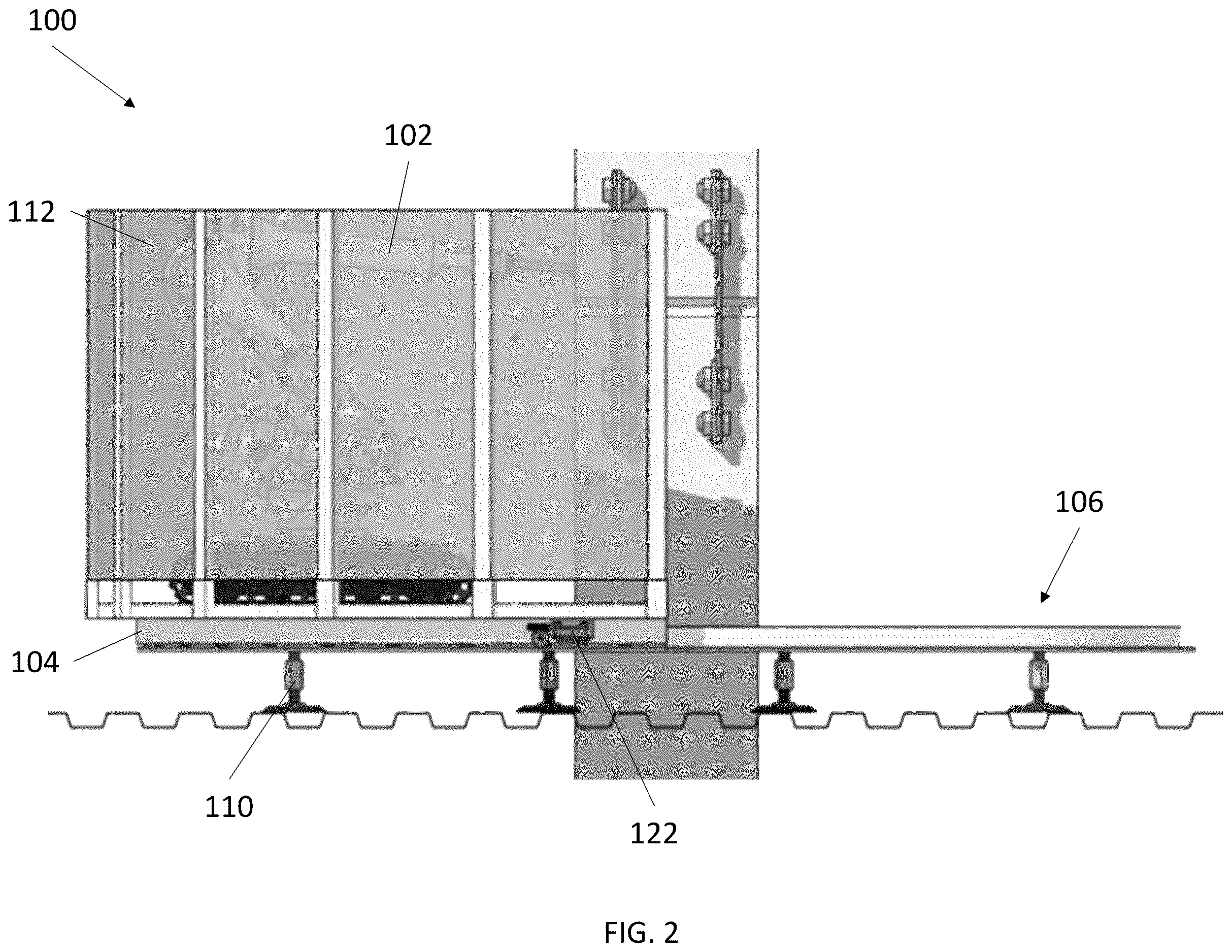 Patent US12611739 Figure 2 – Robotics for welding of columns