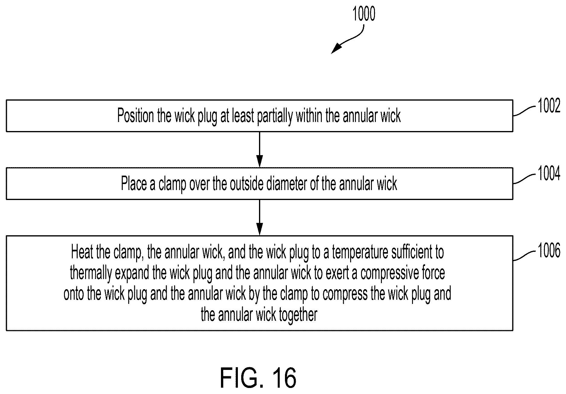 Patent US12611740 Figure 9 – Methods for attaching a wick plug to a wick