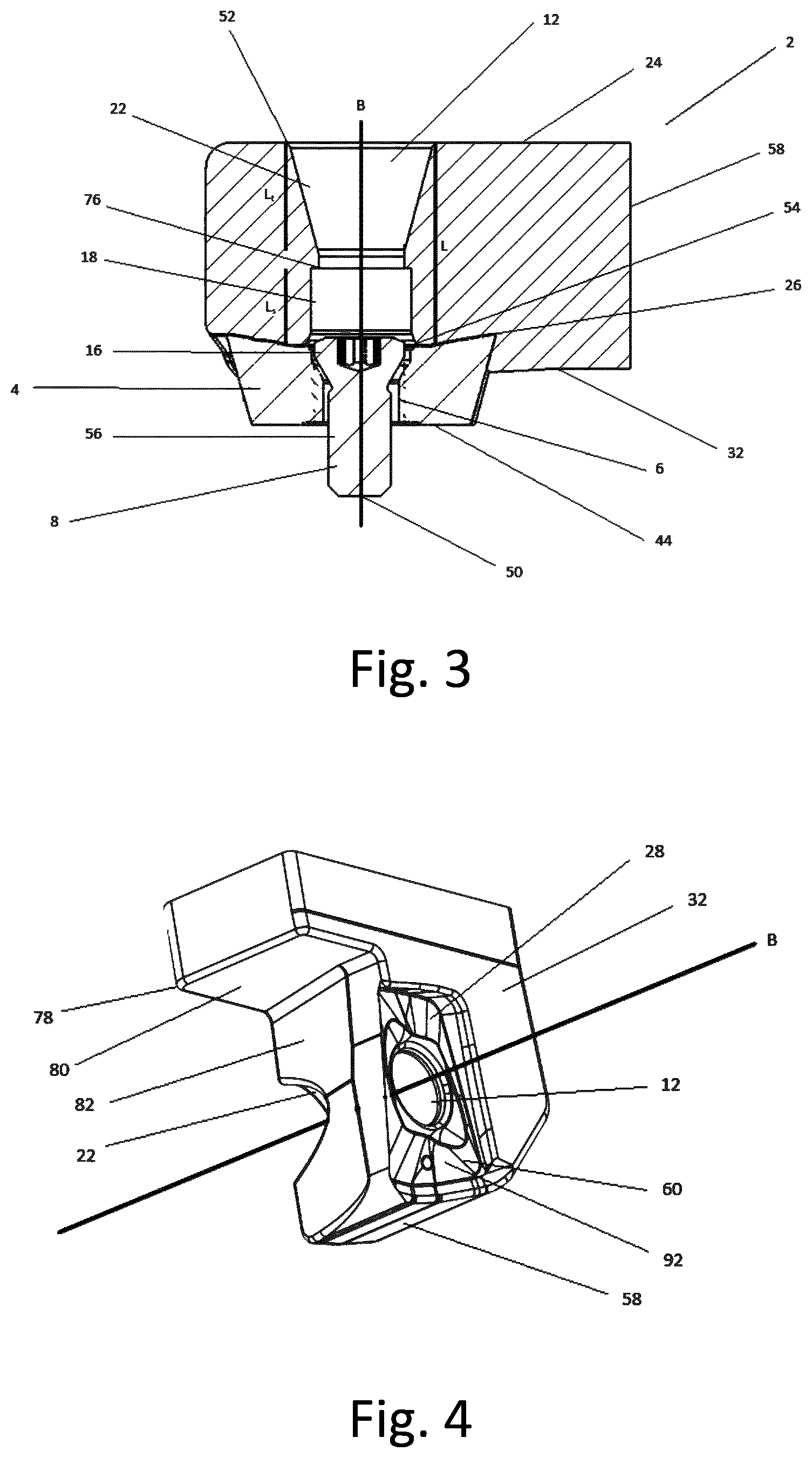 Patent US12611741 Figure 2 – System of and method for automated mounting/dismounting of a cutting insert on a tool body